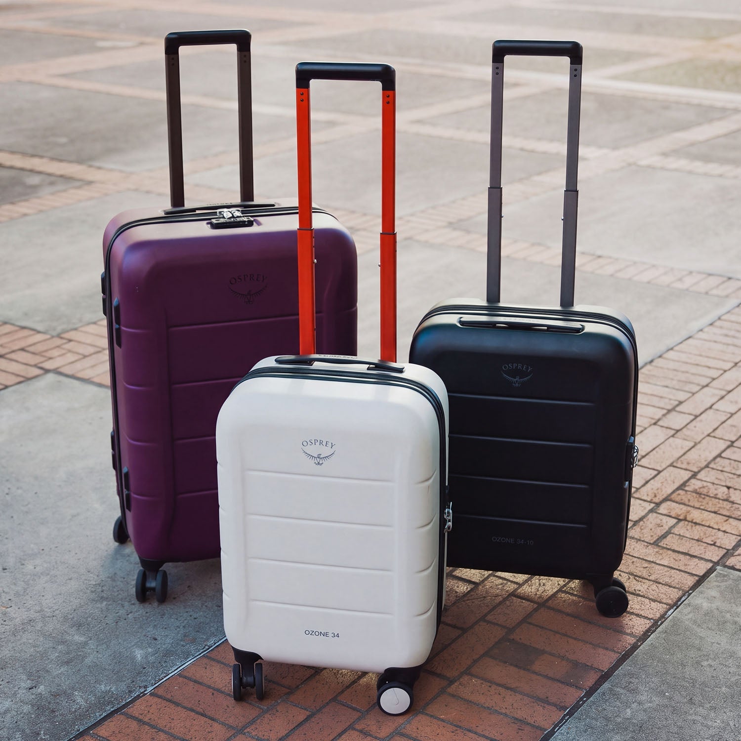 osprey hard luggage Transporter 60L Wheeled Travel Duffel Bag ons exterior is constructed of highly durable 80% recycled post Osprey Ozone Hardside Carry-On Luggage