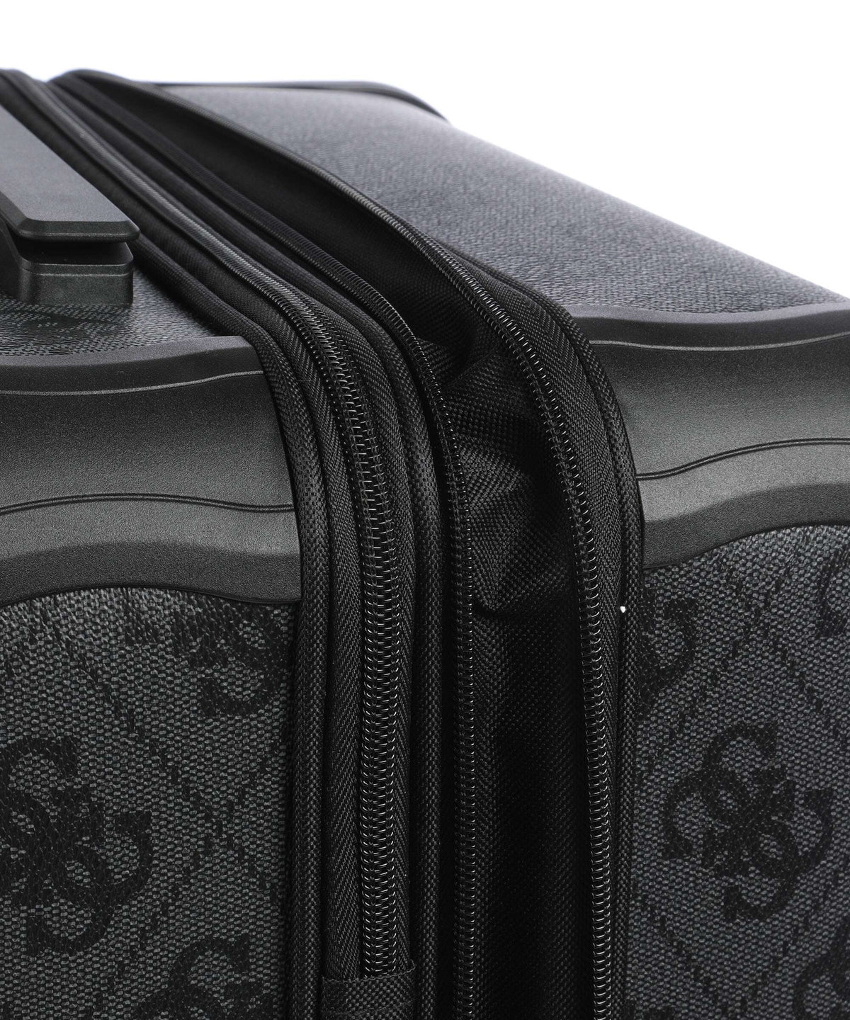 Guess Berta Maxi 4G Spinner (4 wheels) coal logo