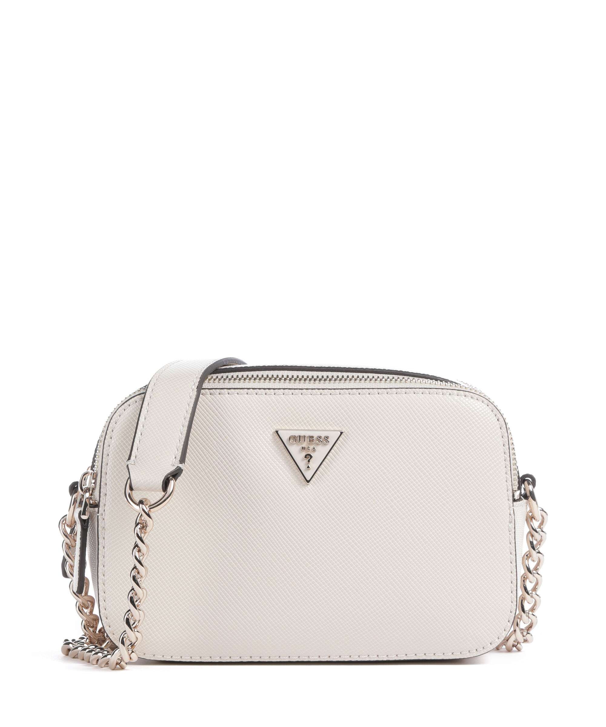 Guess Noelle Crossbody bag imitation leather bone - HWZG9672140