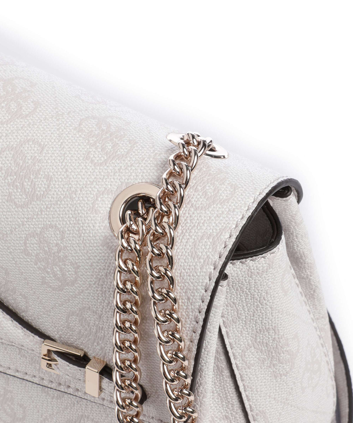 Guess Katya 4G Logo Shoulder bag white logo