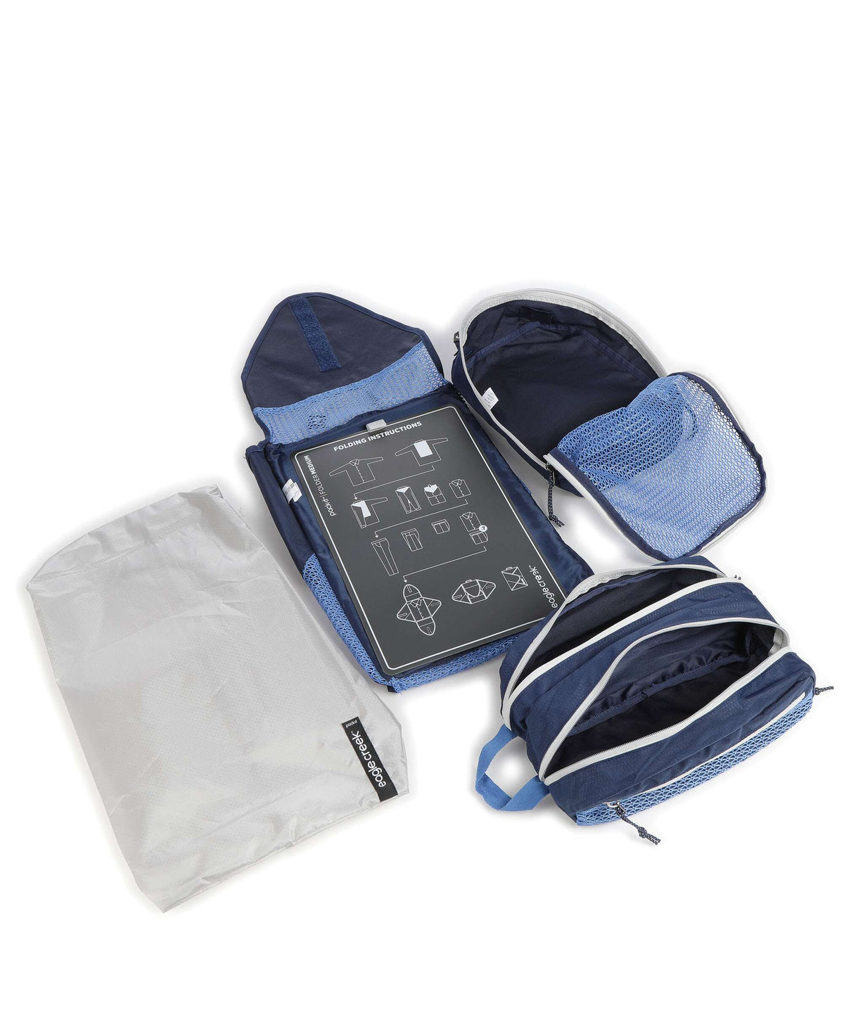 Eagle Creek Pack-It Weekender Set Travel accessory blue/grey