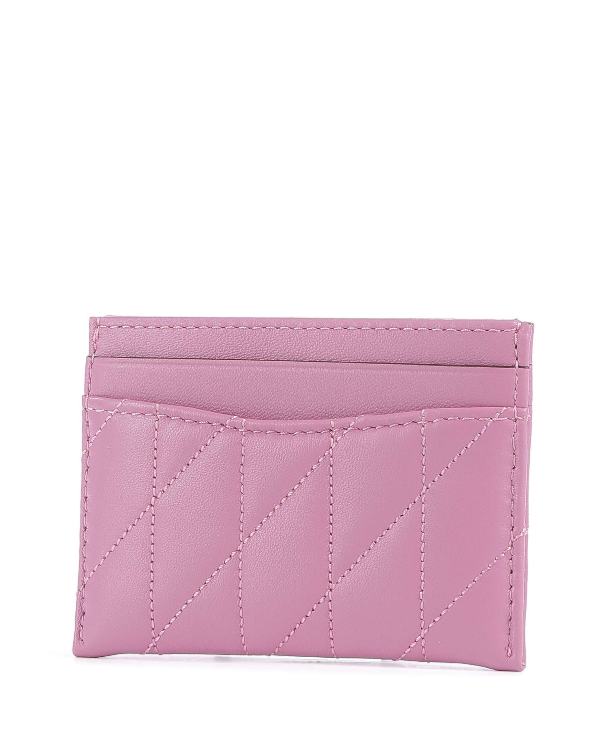 Coach Essential Pillow Credit card holder fuchsia