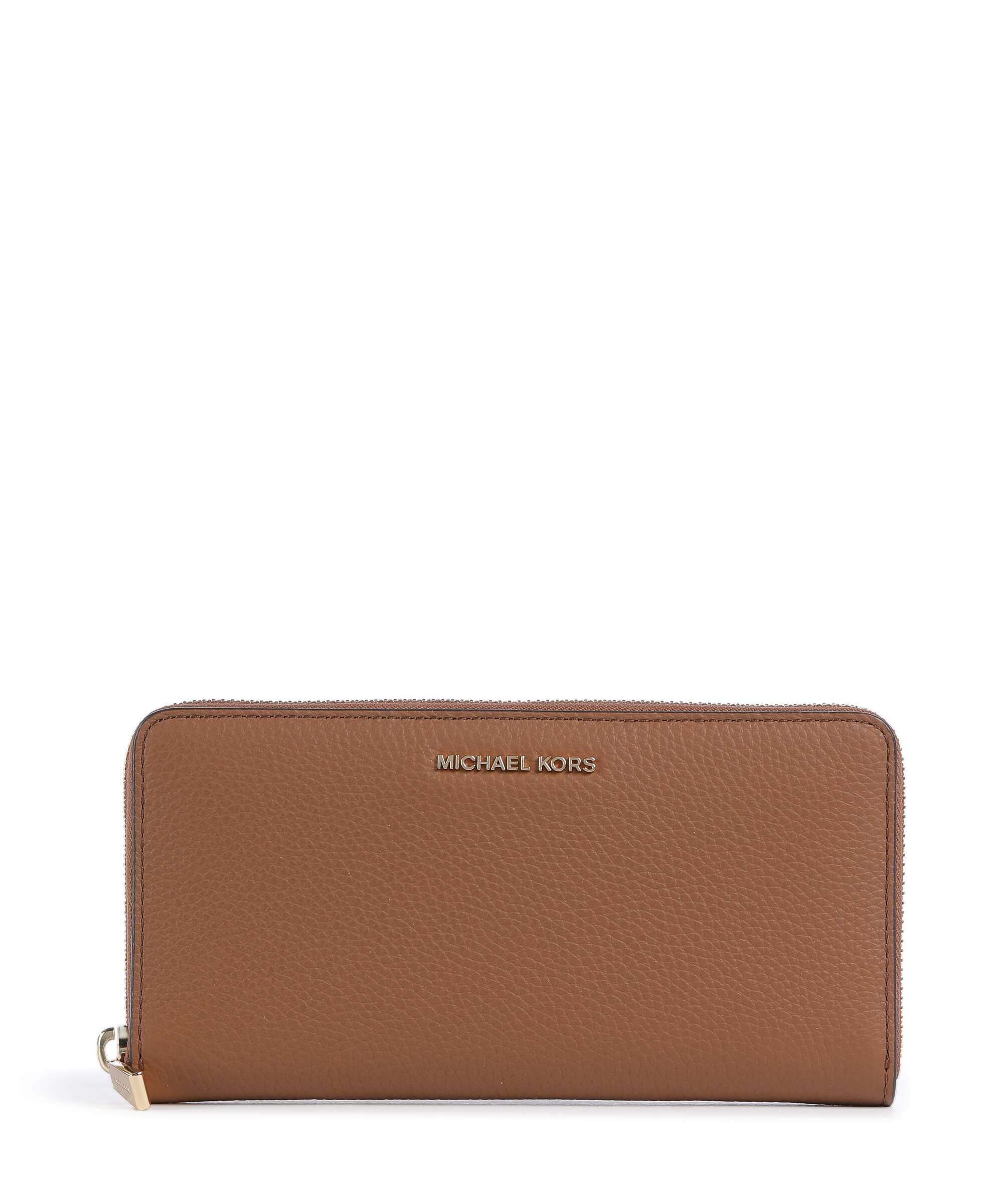Michael Kors Jet Set Large Wallet grained cow leather luggage