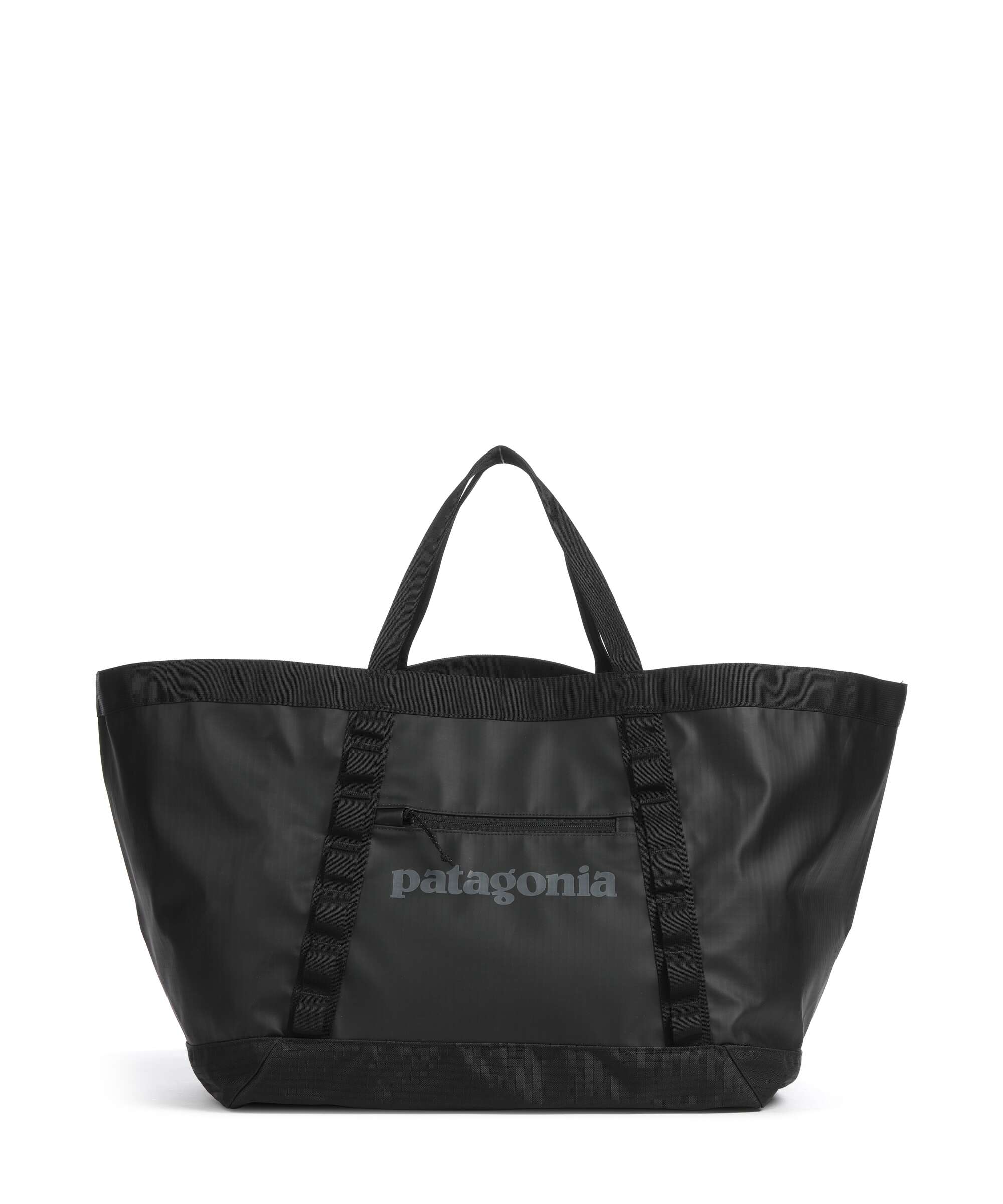 patagonia poly bags Black Hole Tote bag recycled polyester black/black Speed Stick Fishing Pole bf sale 20 Color:Blue Thunder (Lam) With three carrying options