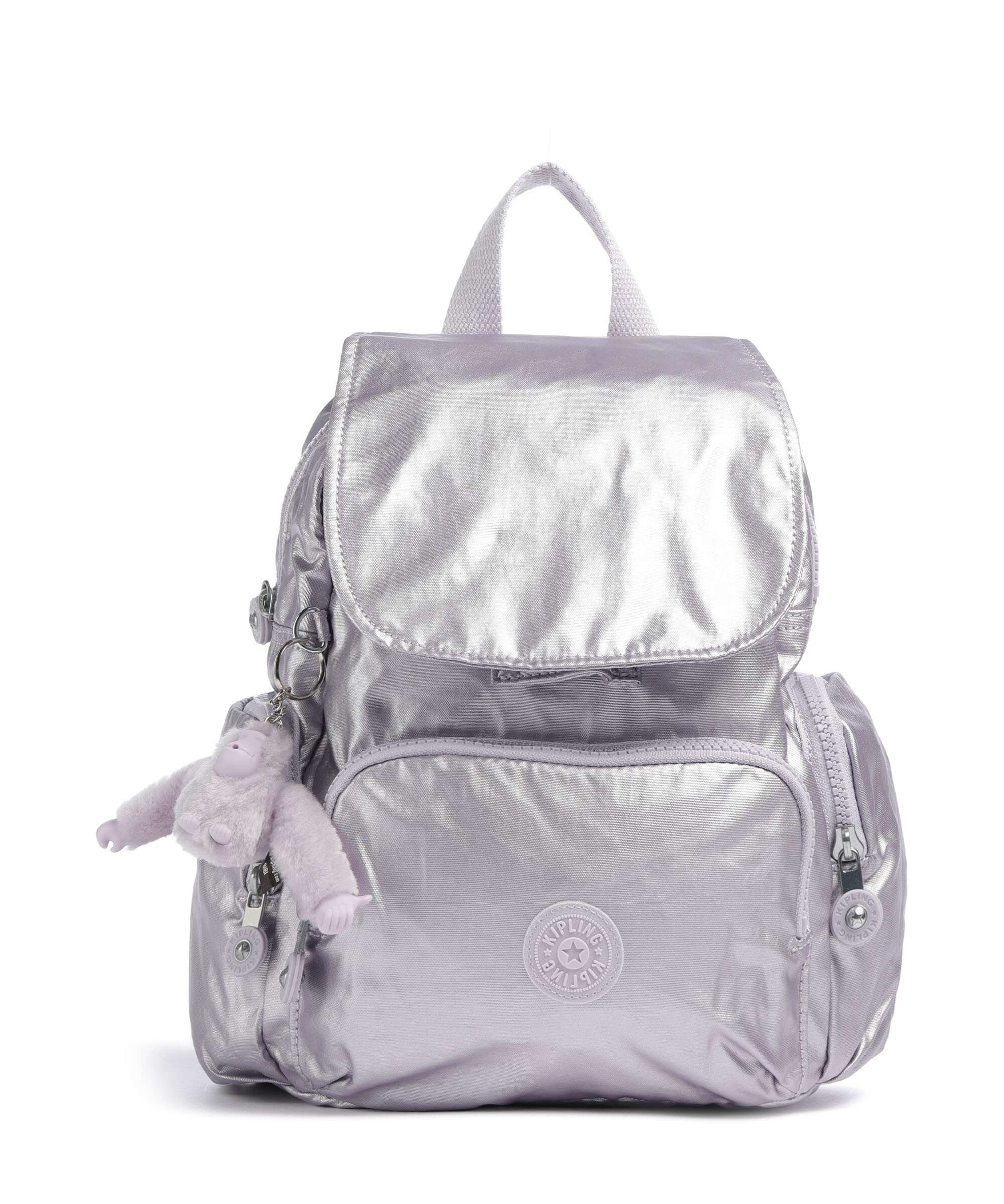 Kipling Basic City Zip Mini Backpack polyamide lilac moon/metallic