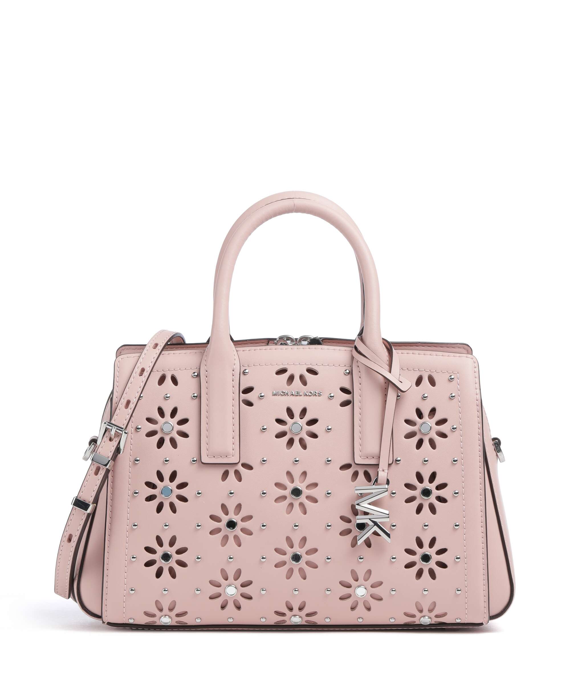 Michael Kors Laila Small Handbag fine grain cow leather smokey