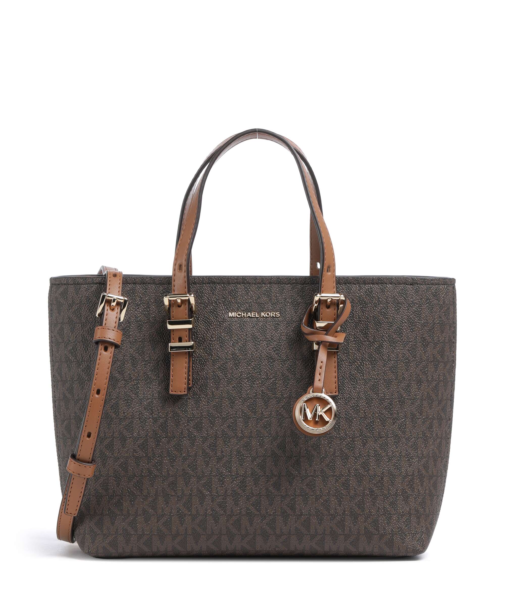 Michael Kors Quinn Small Handbag imitation leather brown/acorn
