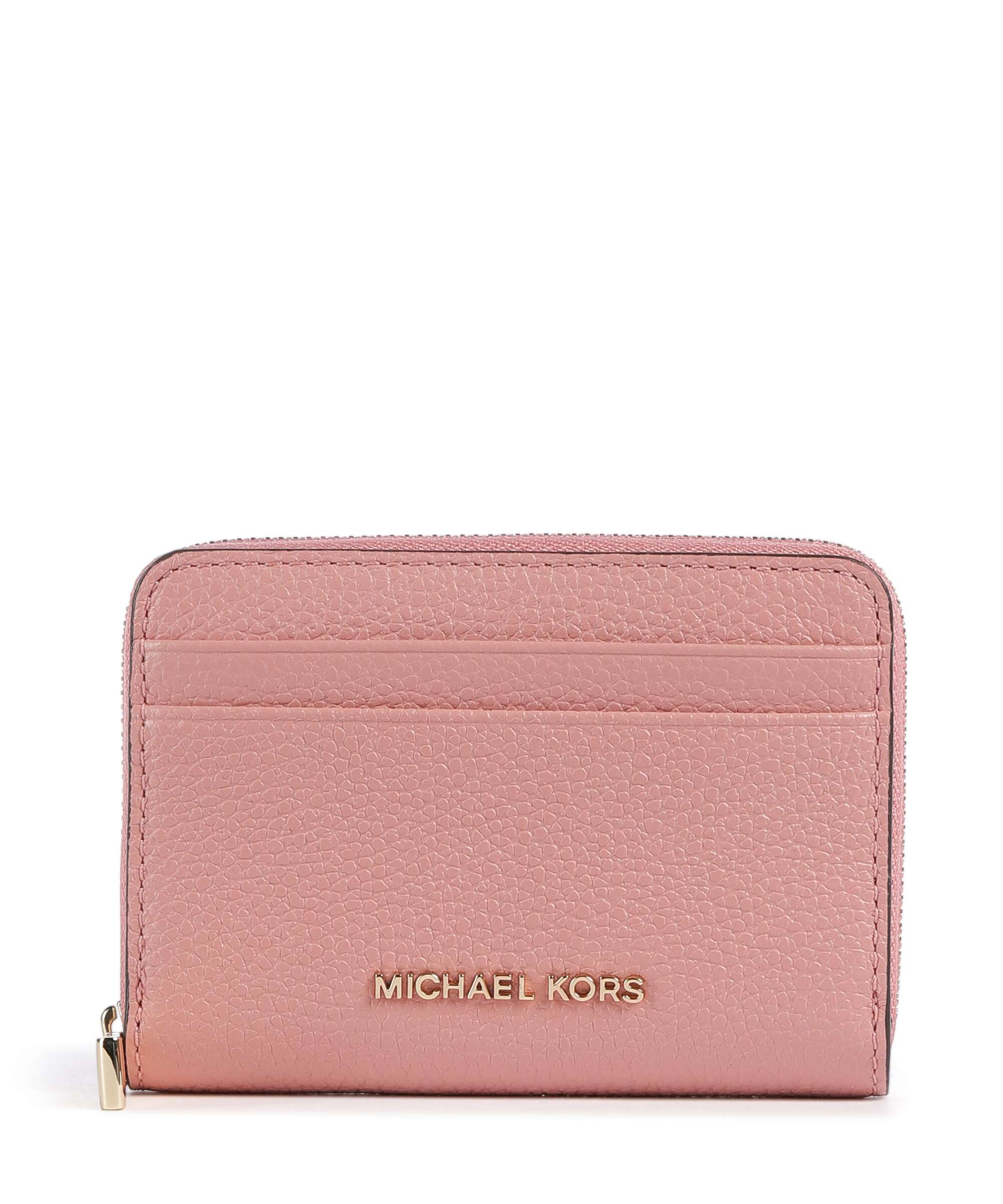 Michael Kors Jet Set Wallet grained leather primrose - 32T4GJ6Z5L