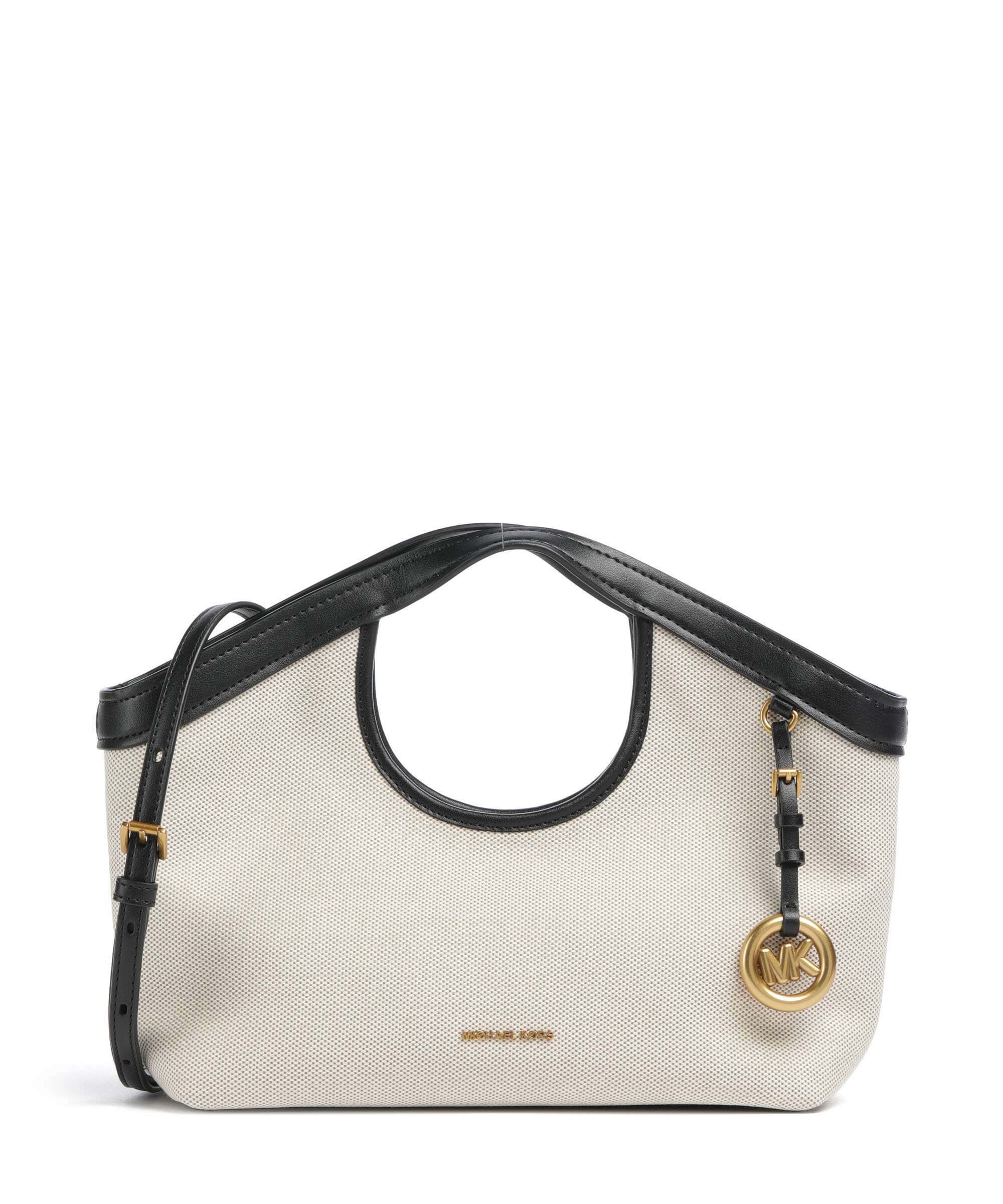 Michael Kors Haddie Medium Handbag canvas black - 32T6AX6C2C-001