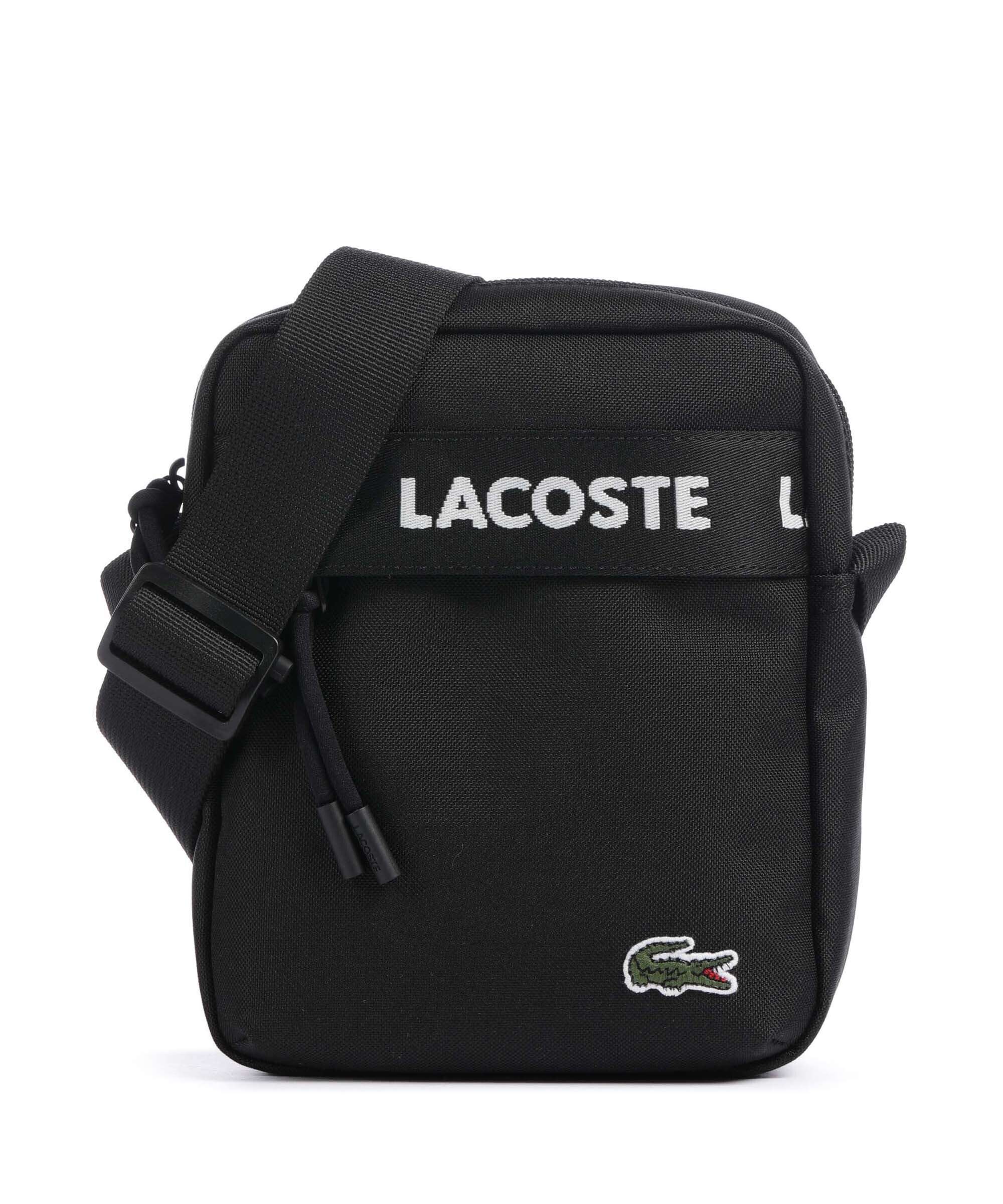 Lacoste Neocroc Crossbody bag polyester tape noir - NU4686NZN37