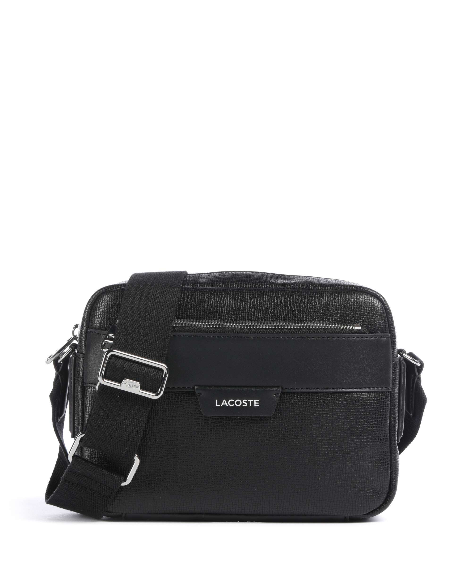 Lacoste Ossian Crossbody bag cow leather noir - NH5048OI000 – WARDOW