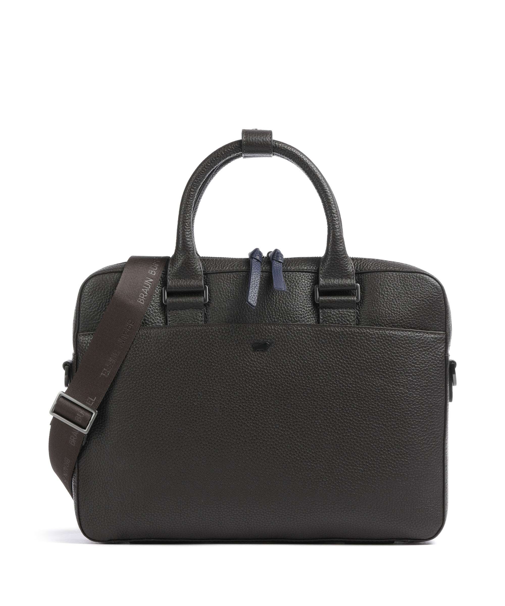 Braun Büffel Novara Briefcase 15″ grained cow leather choco