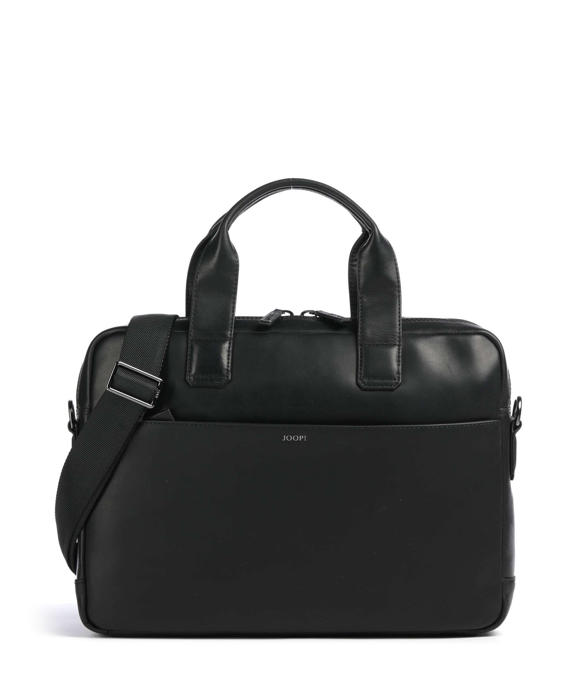 JOOP! Cerratano Pandion Briefcase 14″ fine grain cow leather black