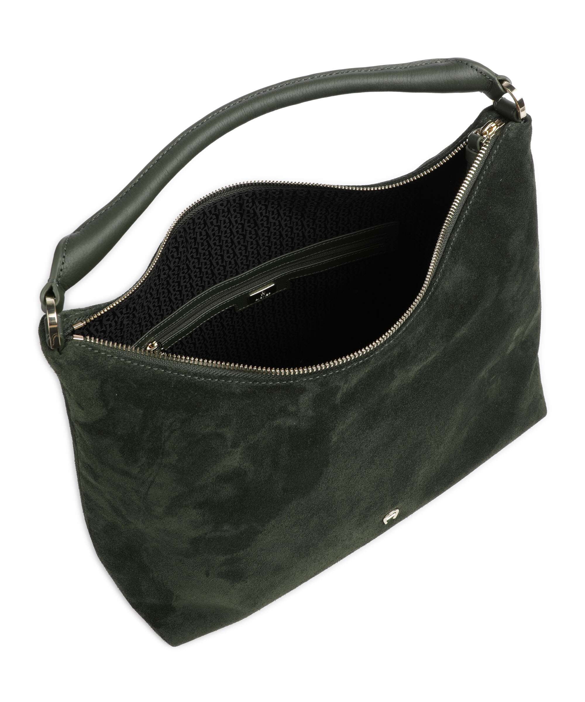 Aigner Zita M Hobo bag hunter green