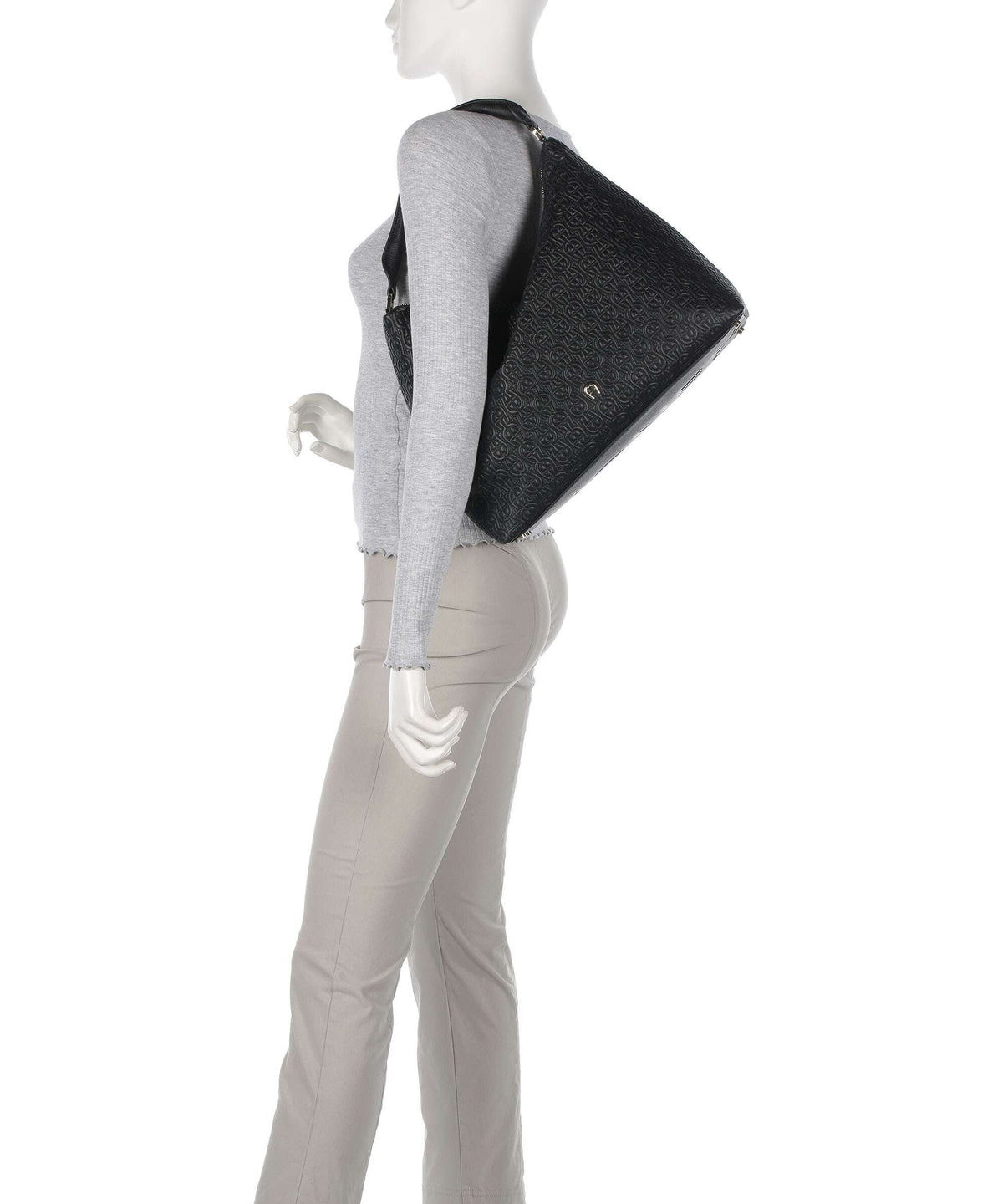 Aigner Zita M Hobo bag black