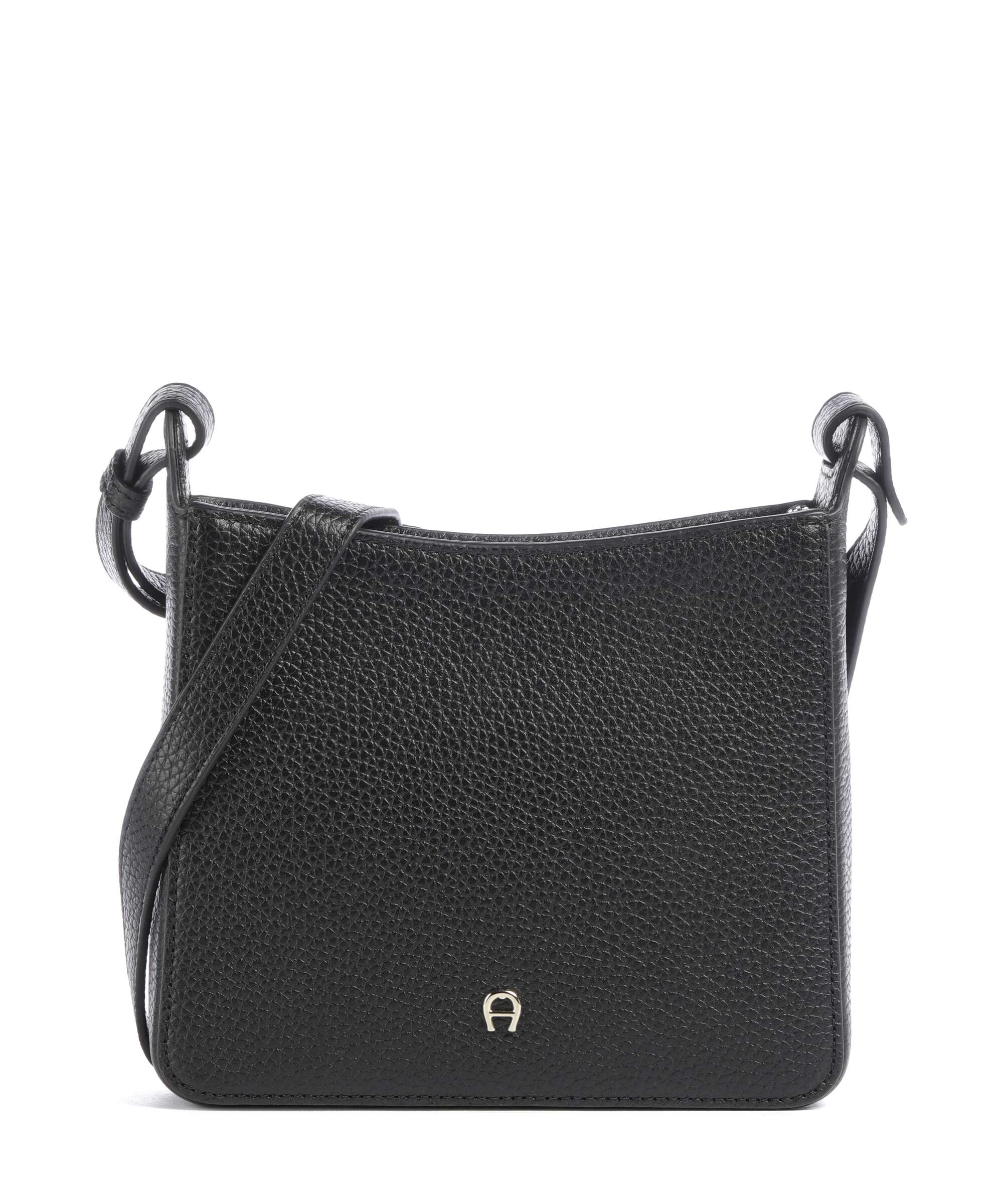 Aigner Pura S Crossbody bag grained cow leather black - 136054