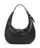 Abro Piuma Nana Small Hobo bag black/nickel