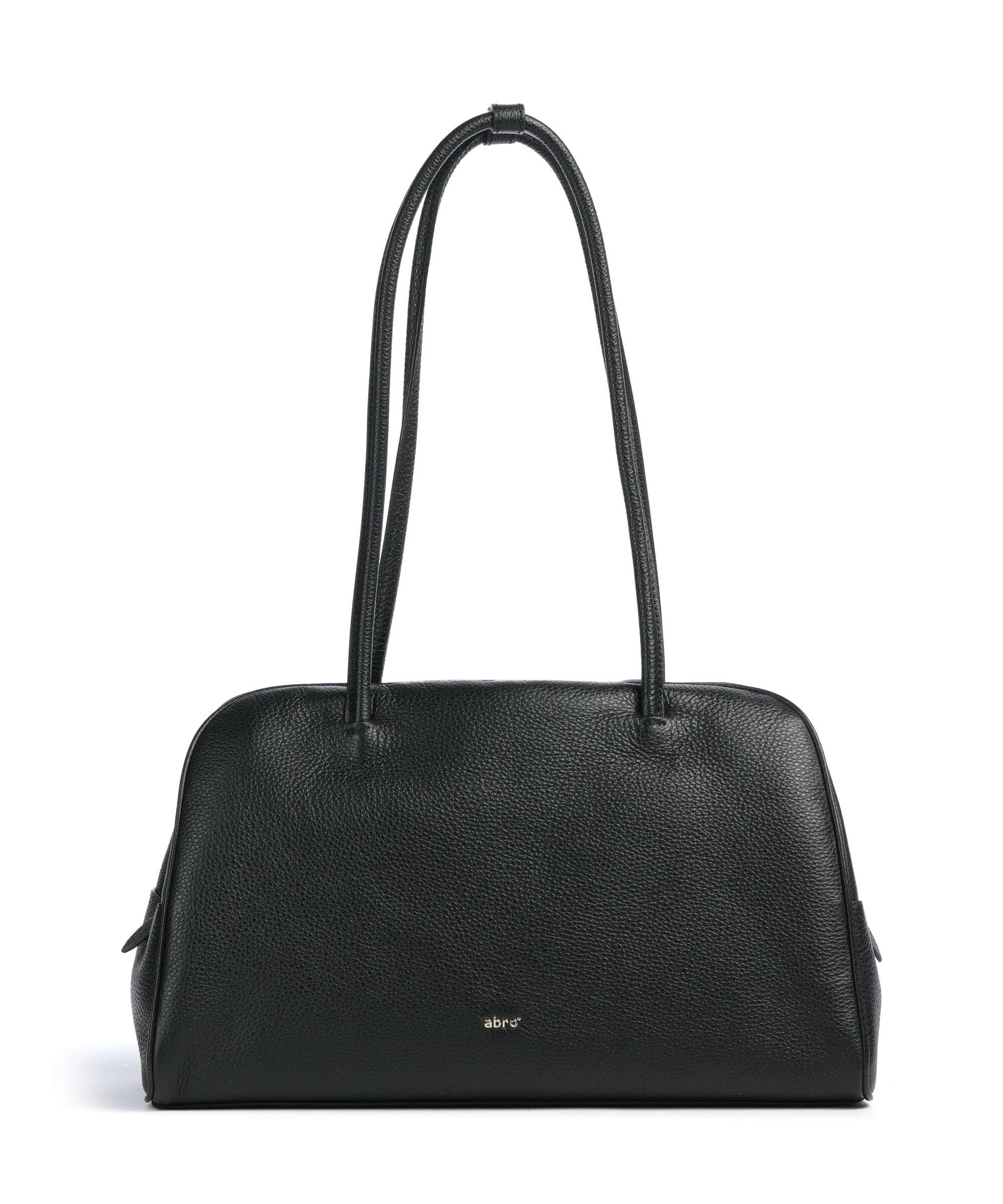 Abro Agave Amara Shoulder bag grained leather black/gold - 032624