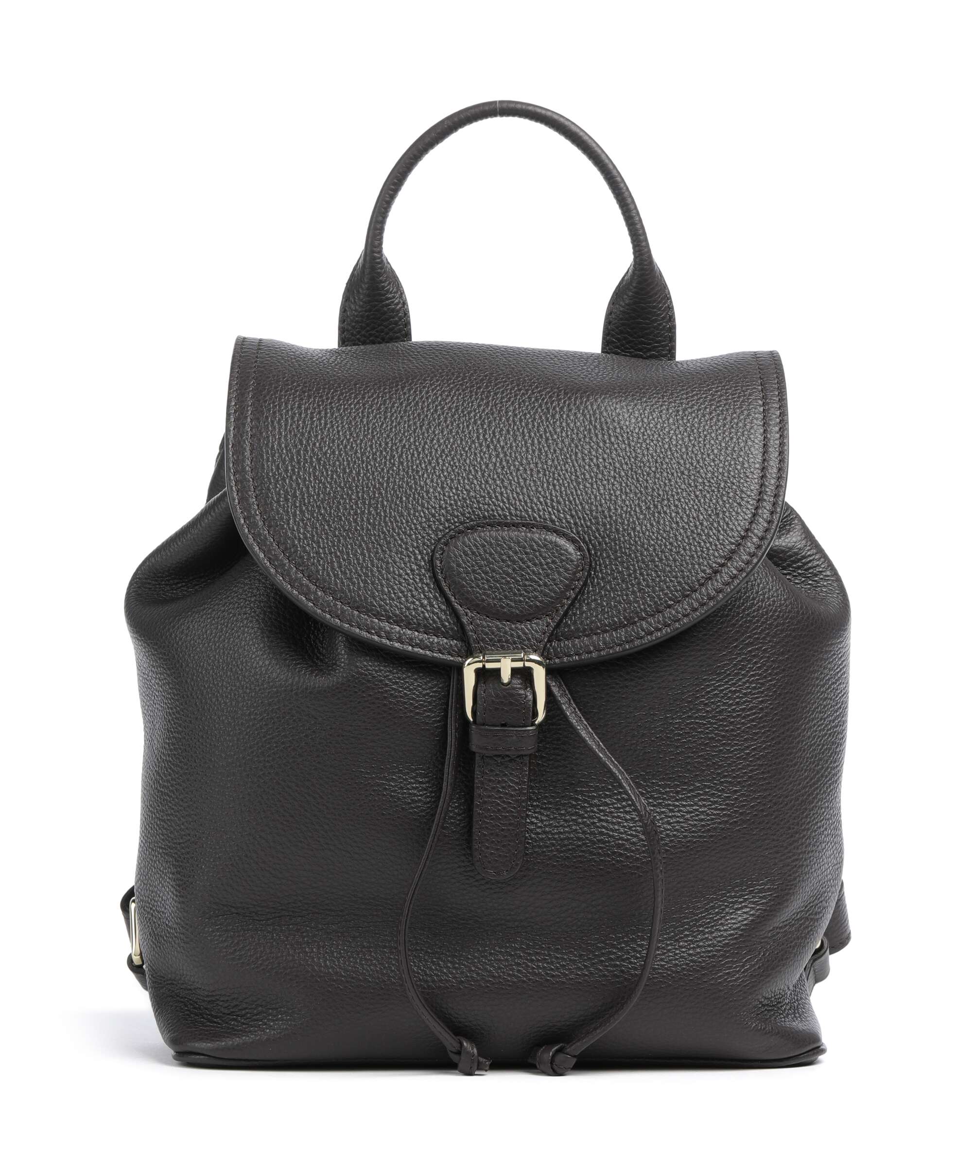 Abro Agave Daily Big Backpack grained leather dark brown