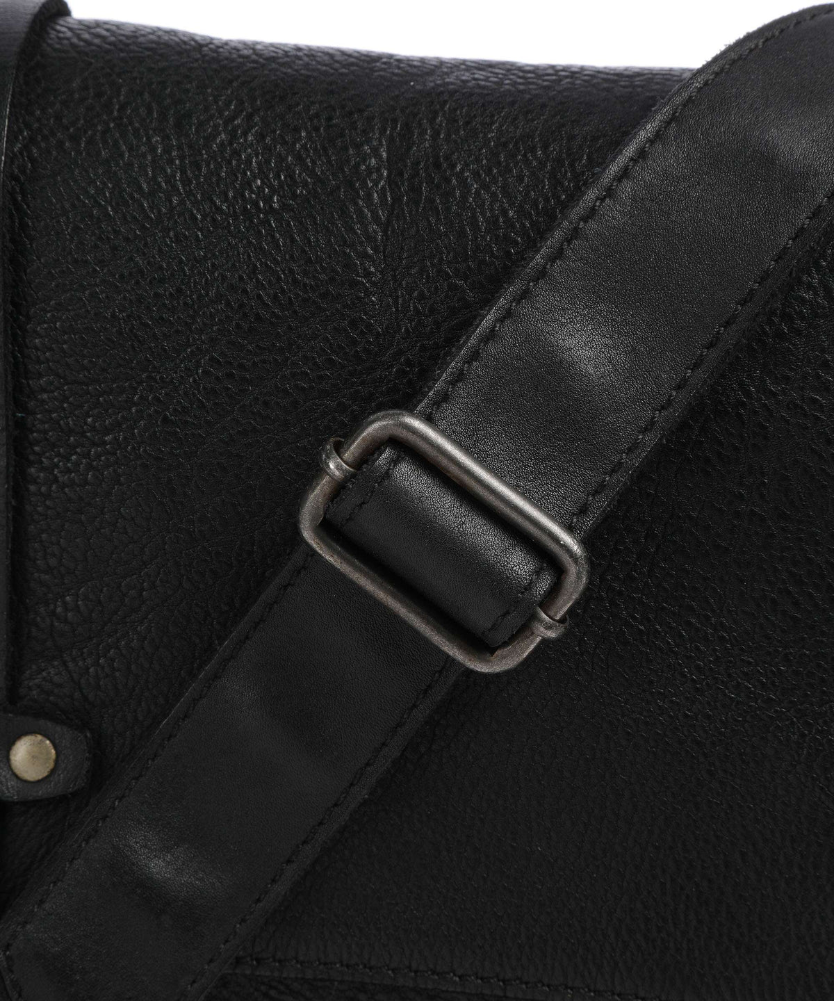 Aunts & Uncles Barbershop Anchor Messenger bag charcoal black