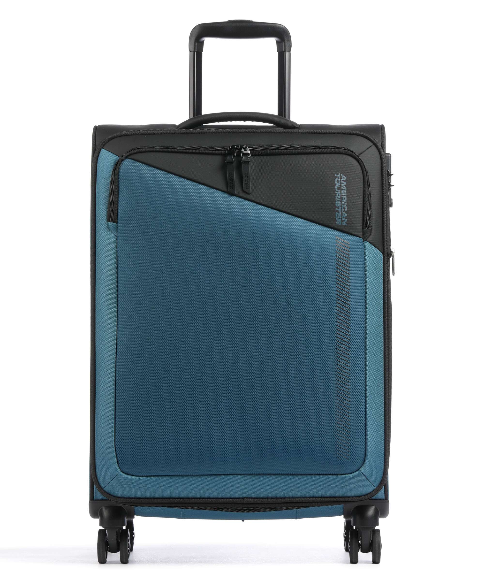 American Tourister Daring Dash Spinner (4 wheels) black/blue