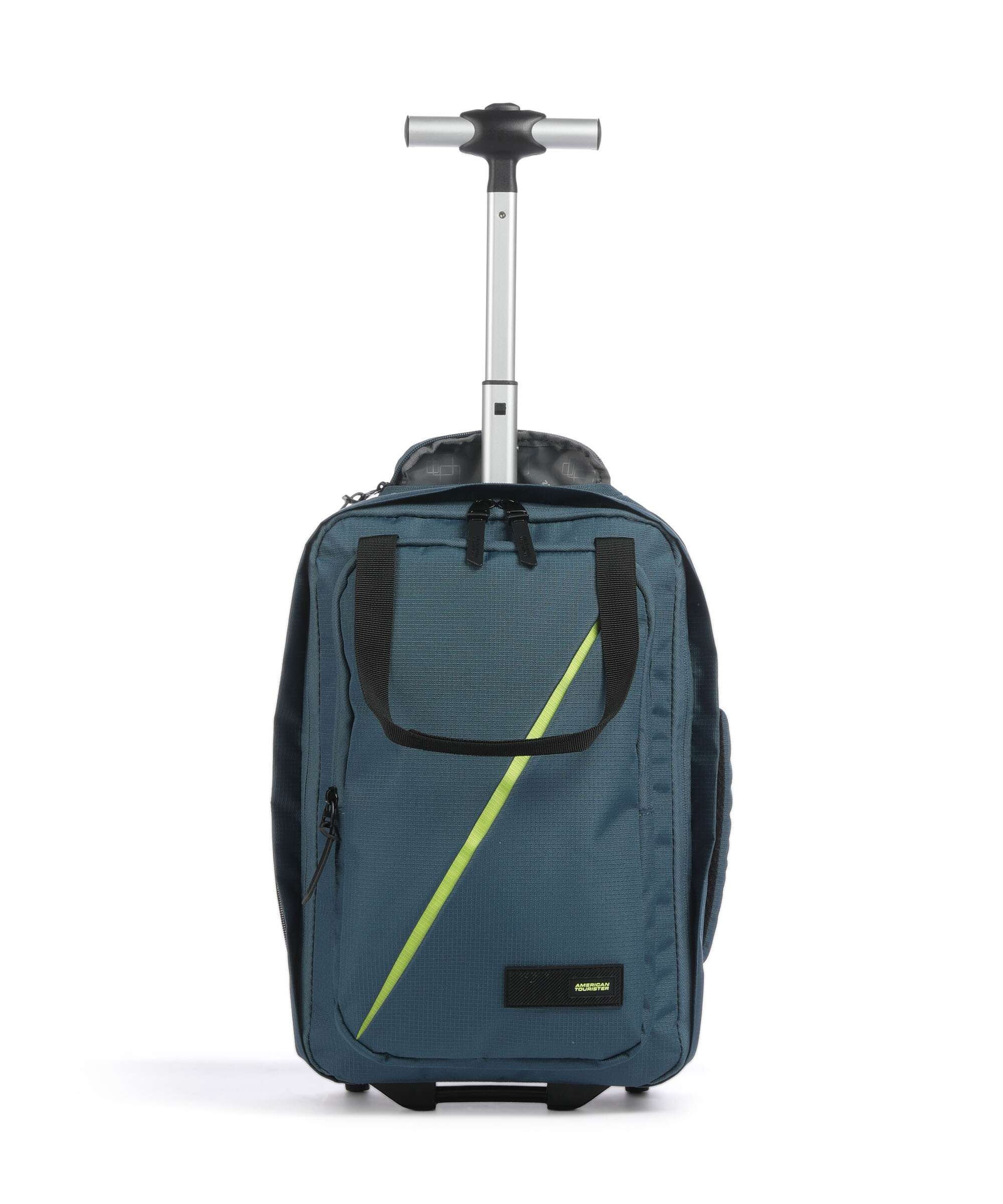 American Tourister Take2Cabin S Backpack with wheels harbor blue 40 cm