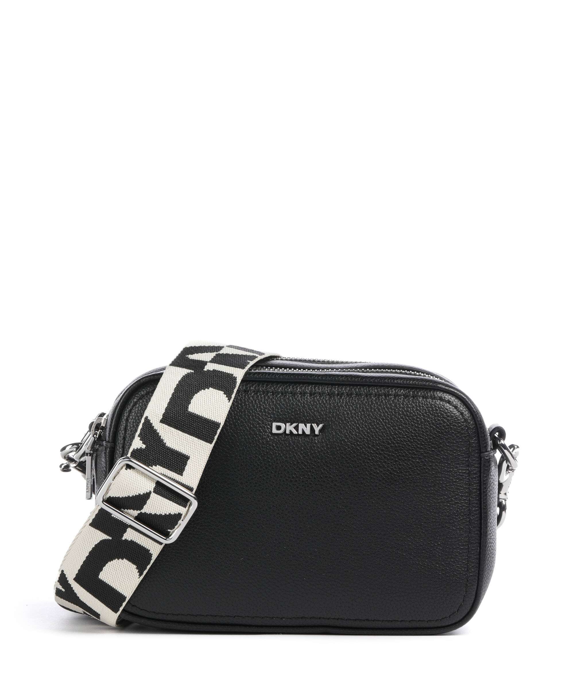 DKNY Nessa Crossbody bag imitation leather black/silver