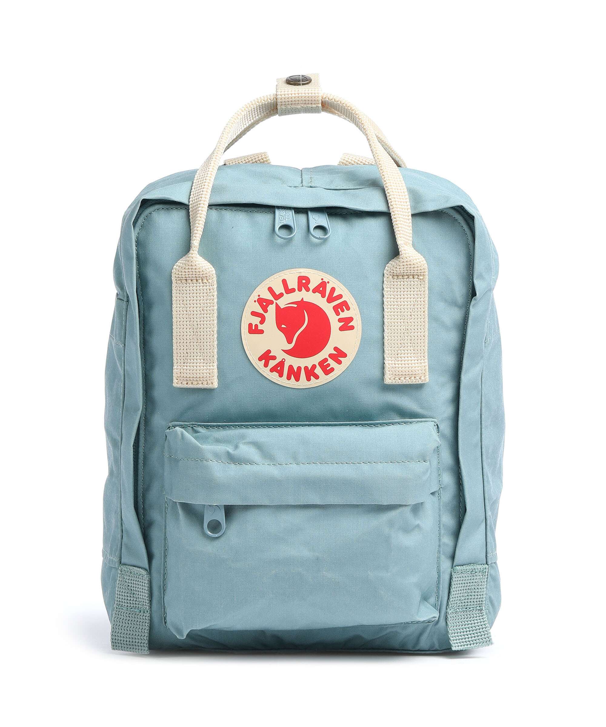 Fjällräven Kånken Mini Backpack vinylon sky blue/light oak