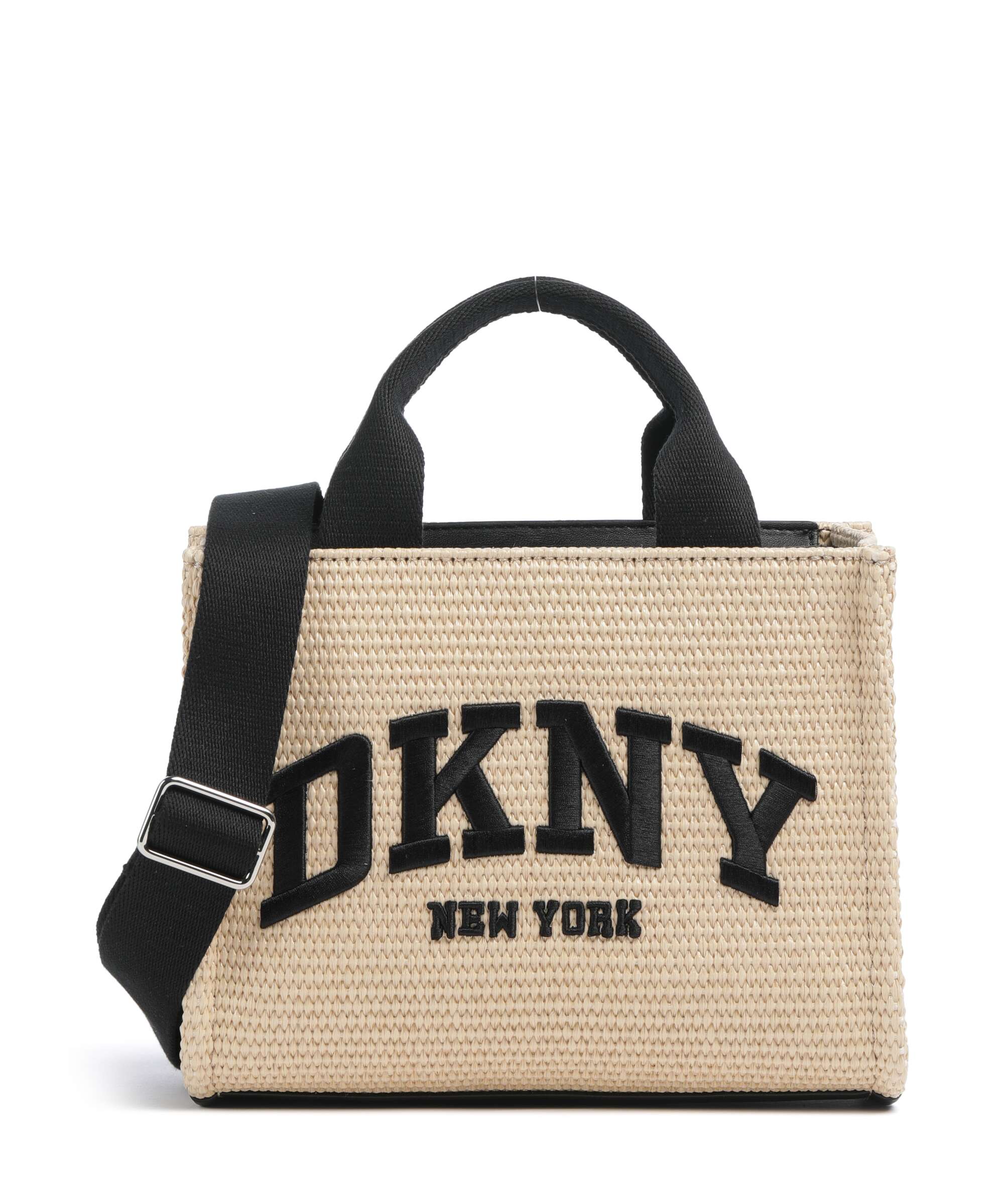 DKNY Hadlee Small Handbag polypropylene natural/black - R51ADC80