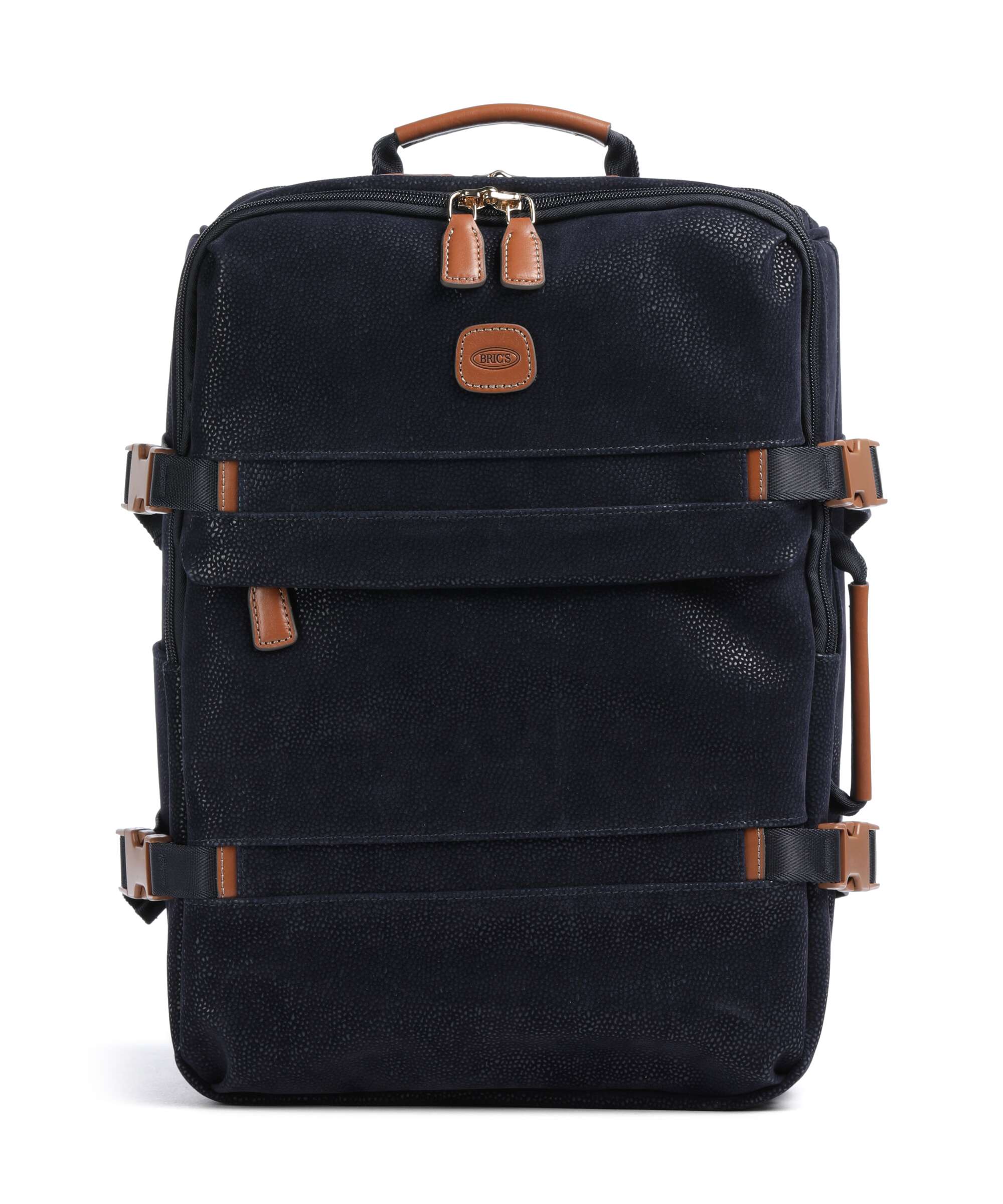 Brics Life Travel backpack 14″ imitation leather blue
