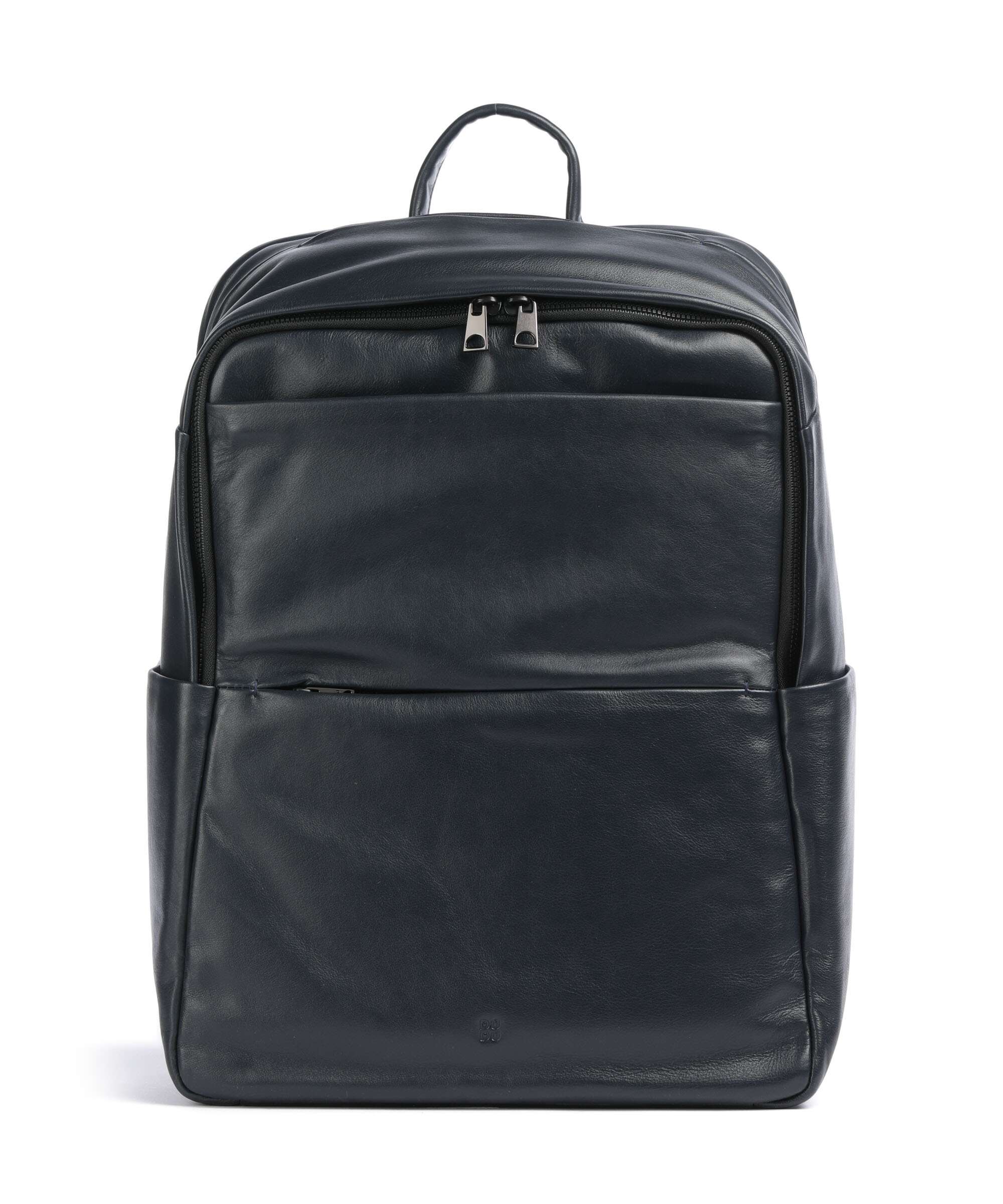 DuDu Bags Sydney Laptop backpack 15″ grained calfskin navy