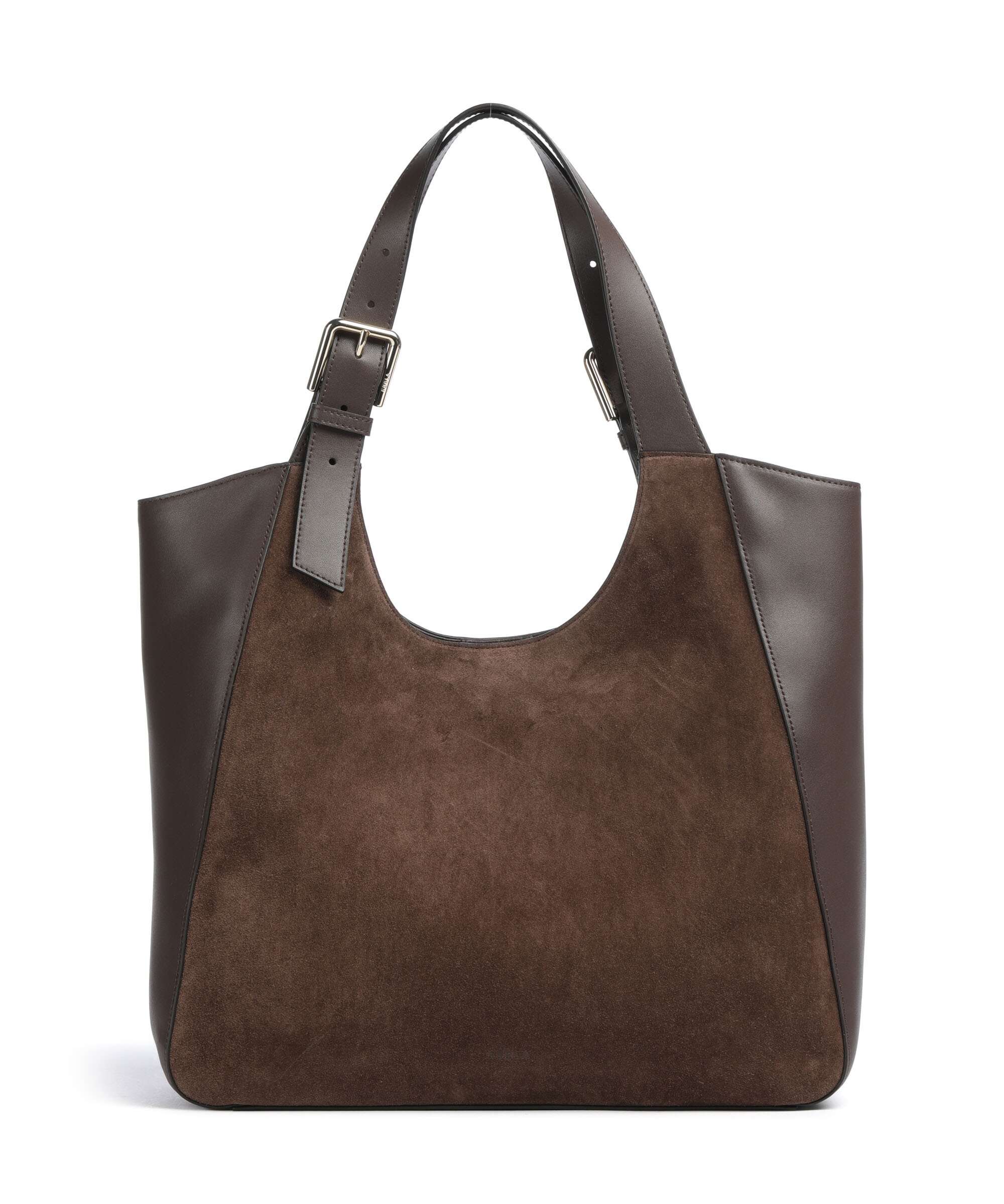Furla Dora L Tote bag fine grain leather, brushed leather toni