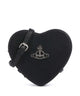 Vivienne Westwood Louise Heart Grain Crossbody bag black
