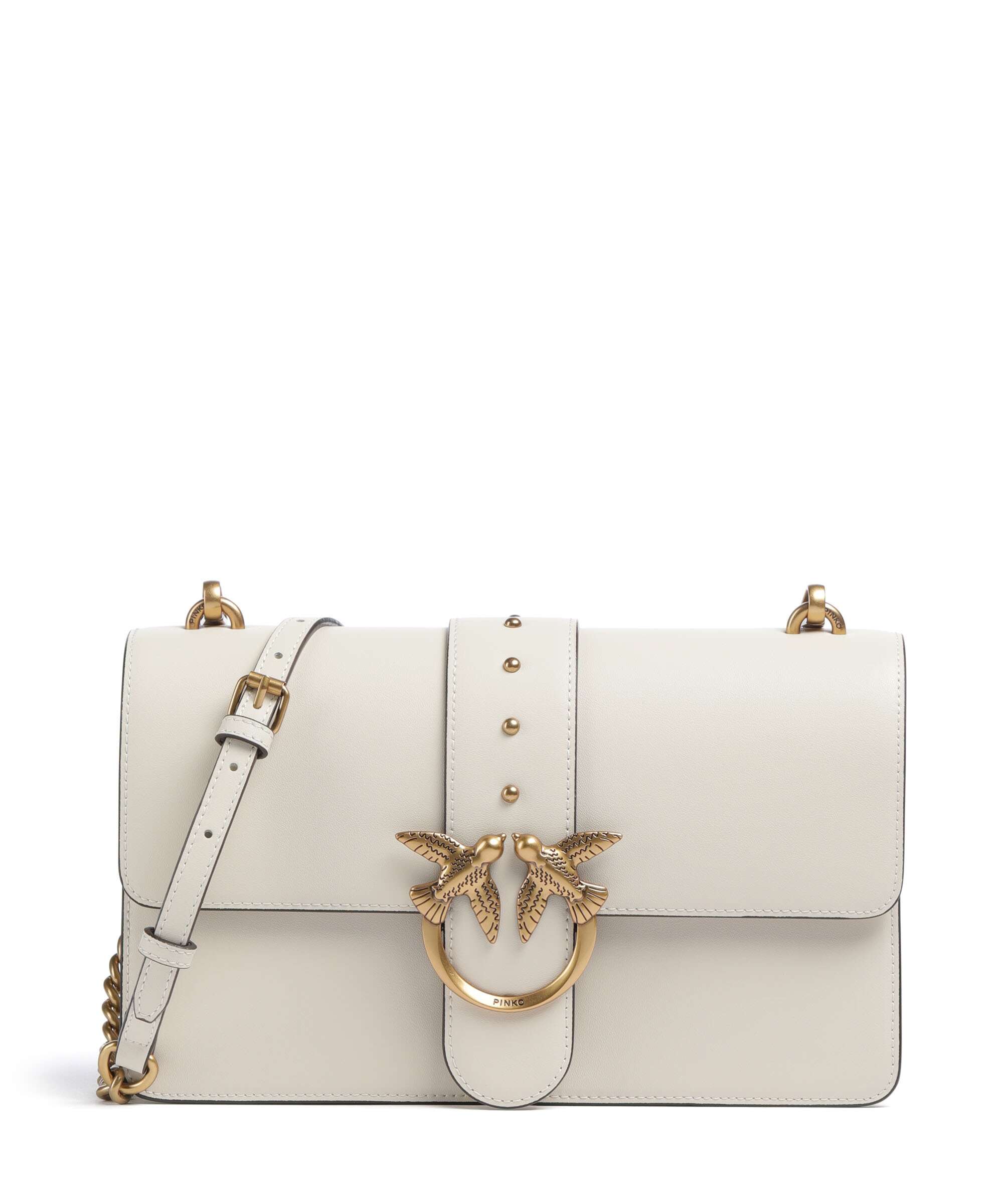 Pinko Love One Classic Crossbody bag softly grained calfskin
