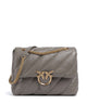 Pinko Love Puff Big Shoulder bag grigio asfalto/antique gold