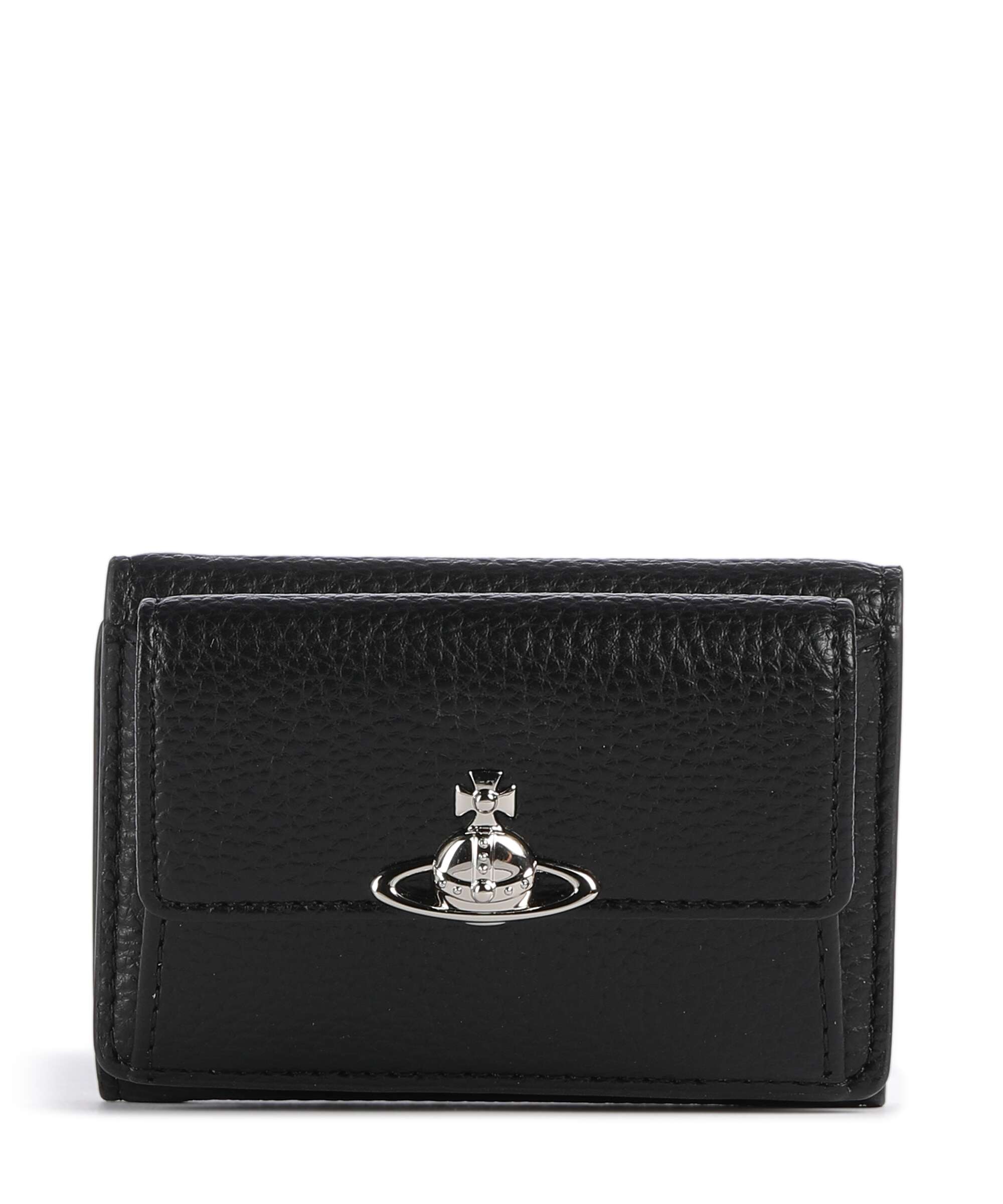 Vivienne Westwood Small Flap Grain Wallet imitation leather black