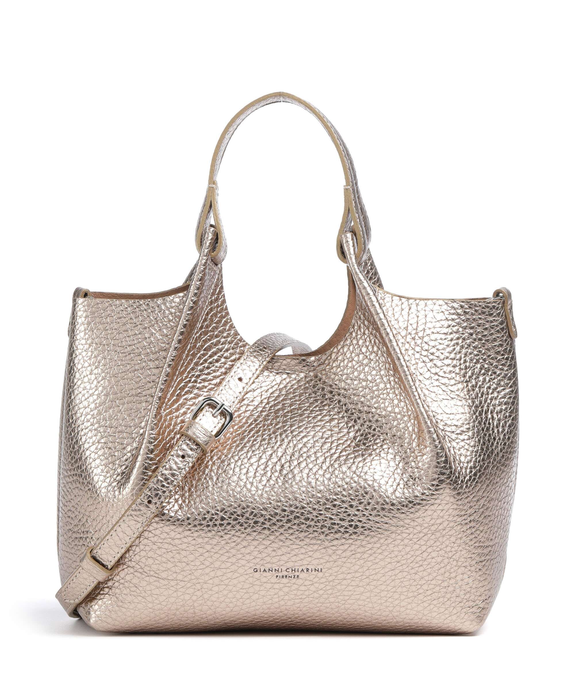 Gianni Chiarini Dua M Handbag grained cow leather mirage clay