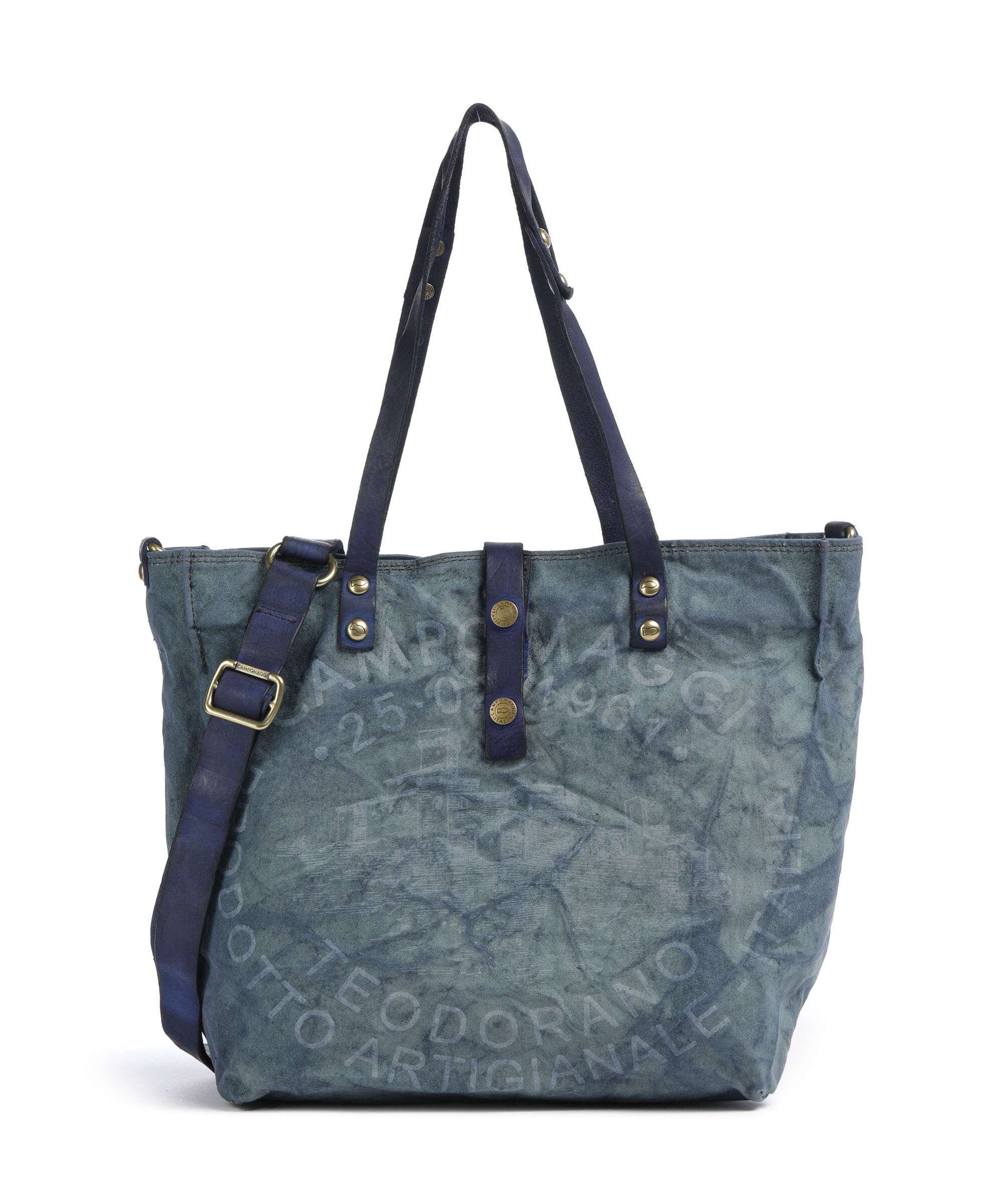 Campomaggi Tote bag beige/iris ghiaccio