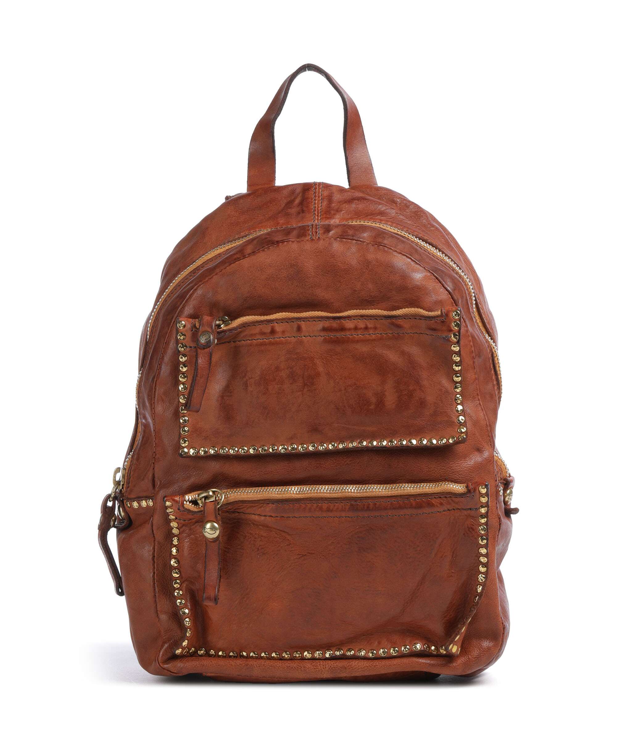 Campomaggi Backpack fine grain cow leather cognac