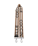 Coccinelle Nastro Signature Bag strap multicolour/natural/noir