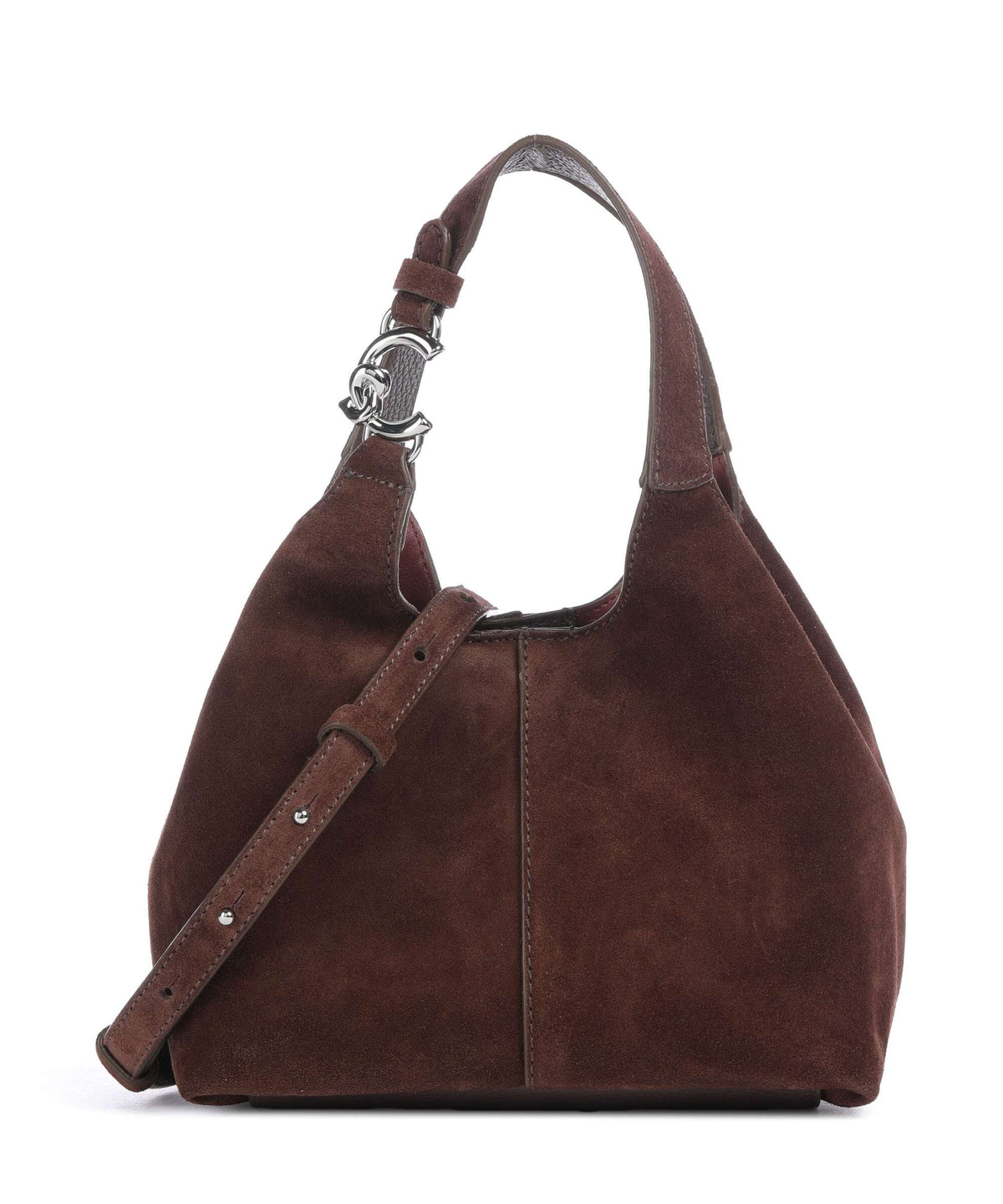 Coccinelle C-Easy Suede Handbag brunette