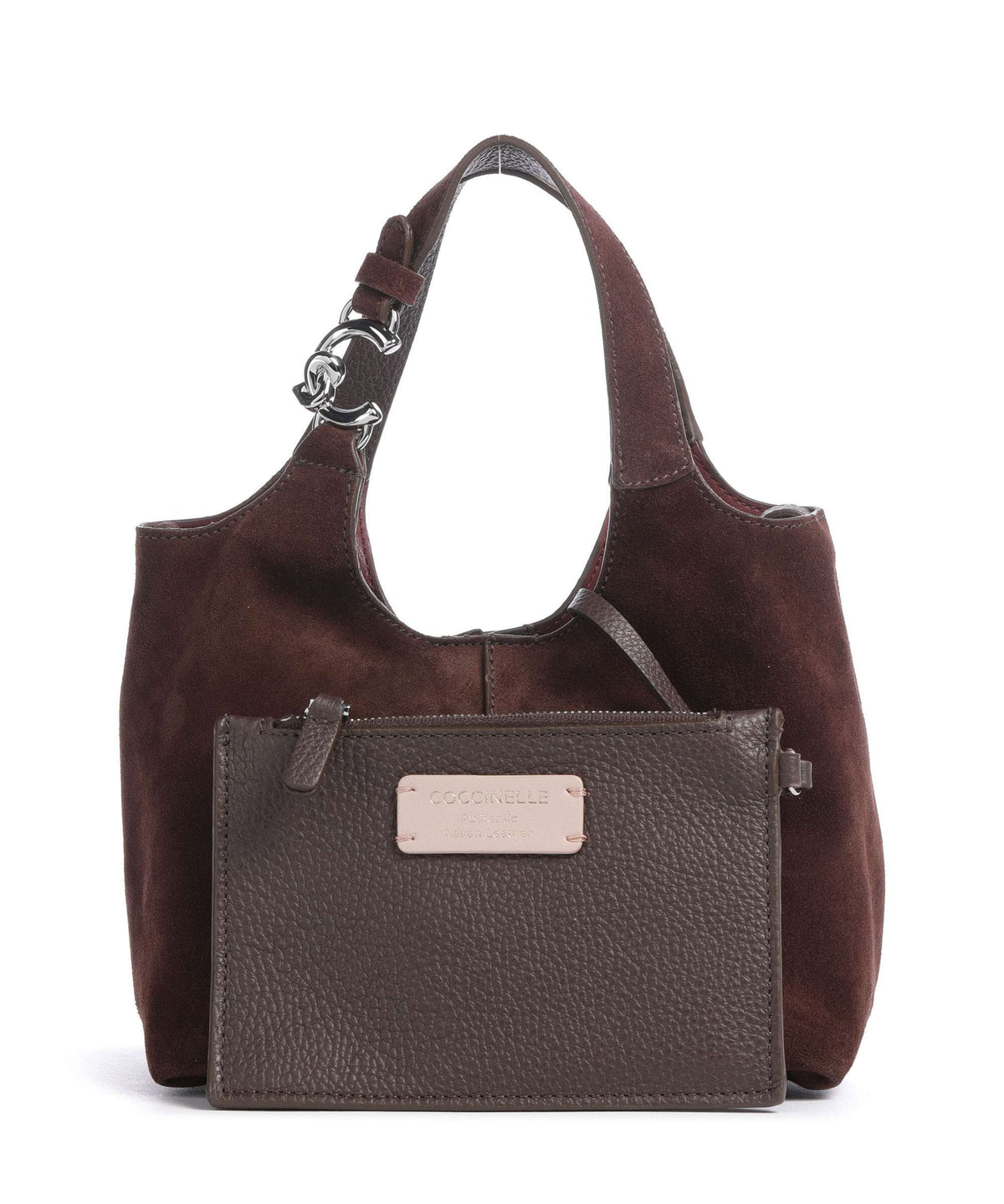 Coccinelle C-Easy Suede Handbag brunette
