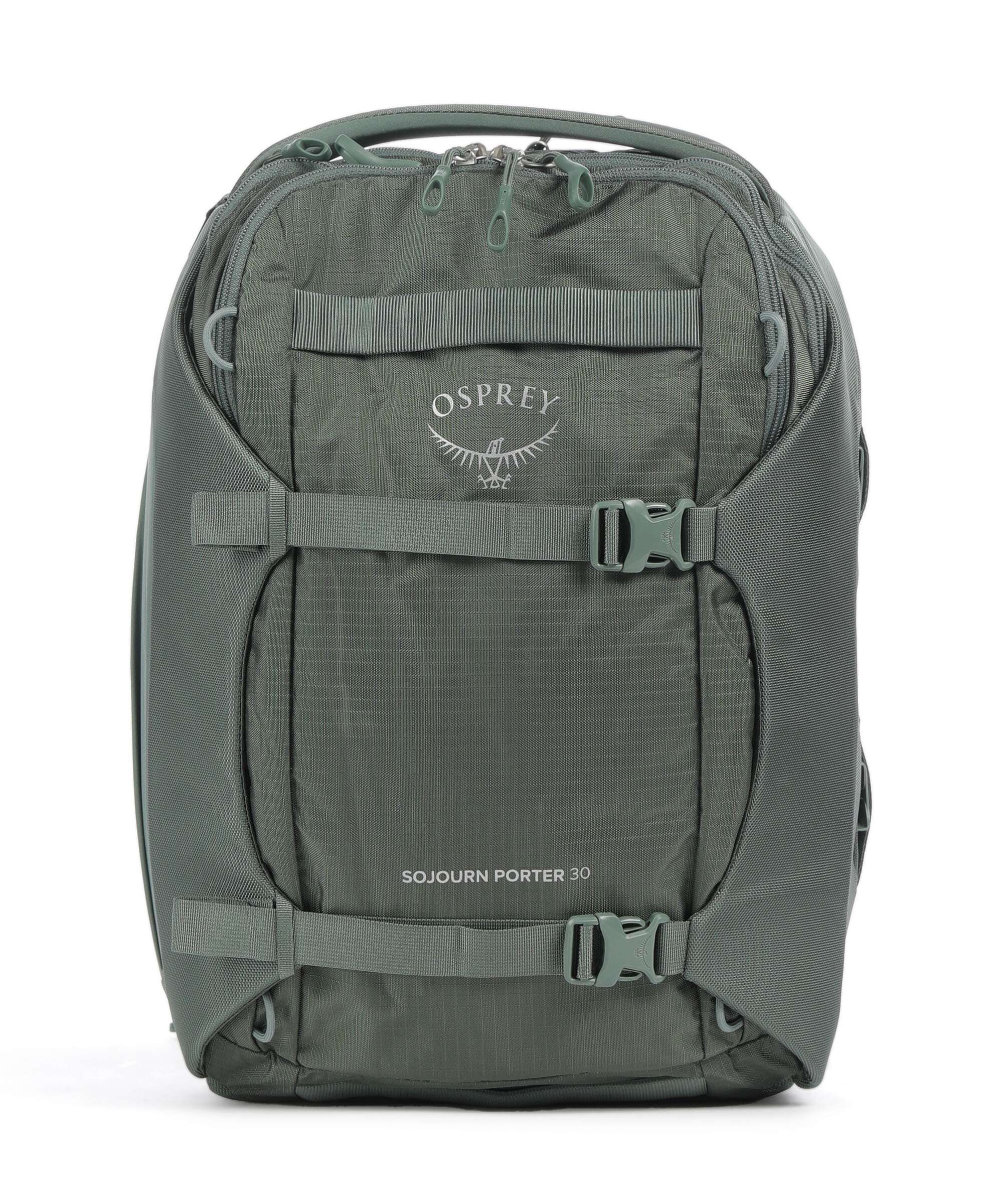 Osprey Sojourn Porter 30 Travel backpack recycled polyester koseret green