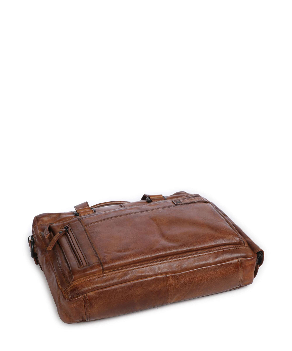 Spikes & Sparrow Apache Brutus Briefcase brandy