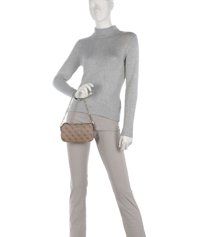 Guess Noelle Shoulder bag latte logo/brown
