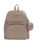Guess Power Play Backpack latte logo