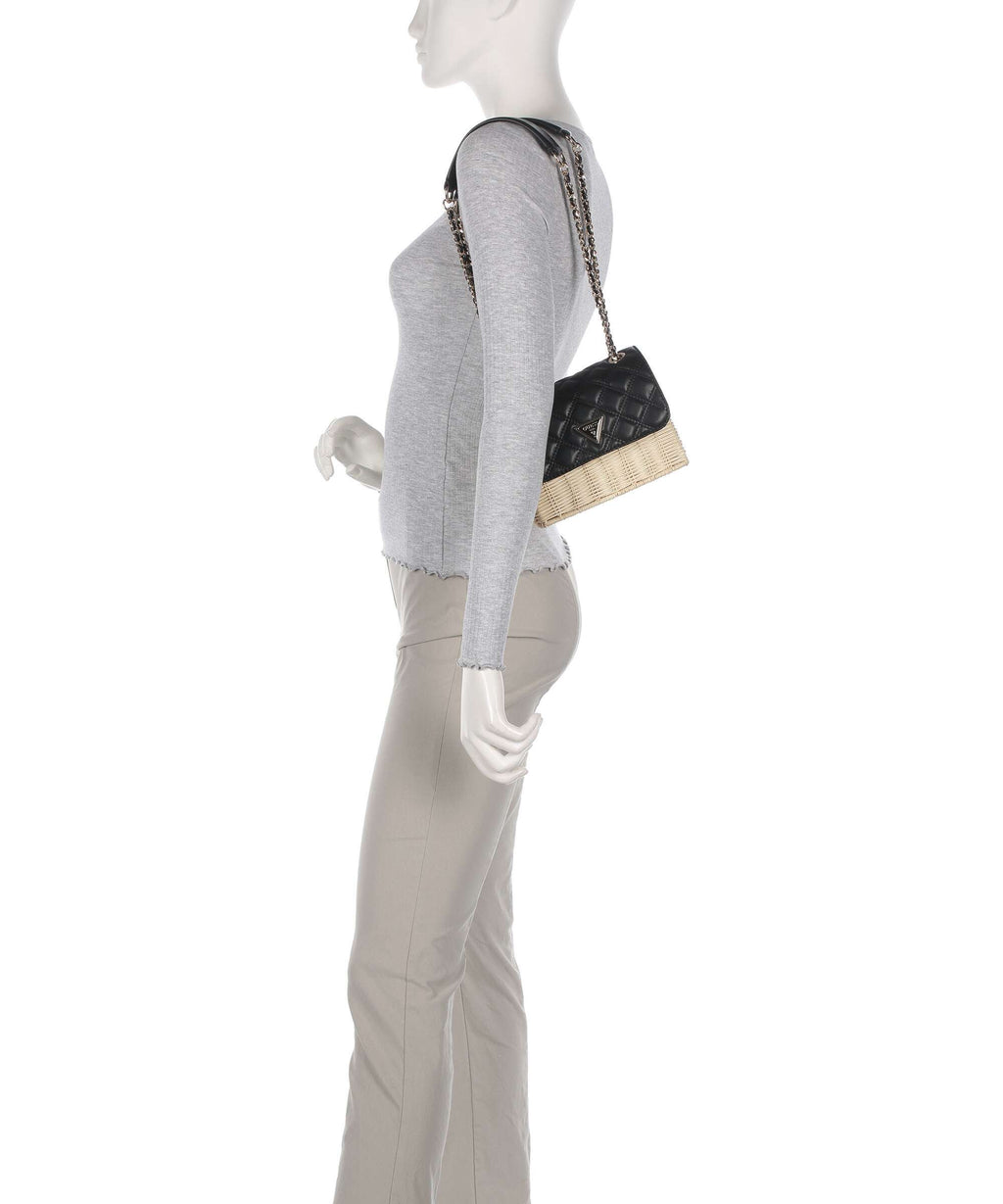 Guess Giully Shoulder bag natural/black