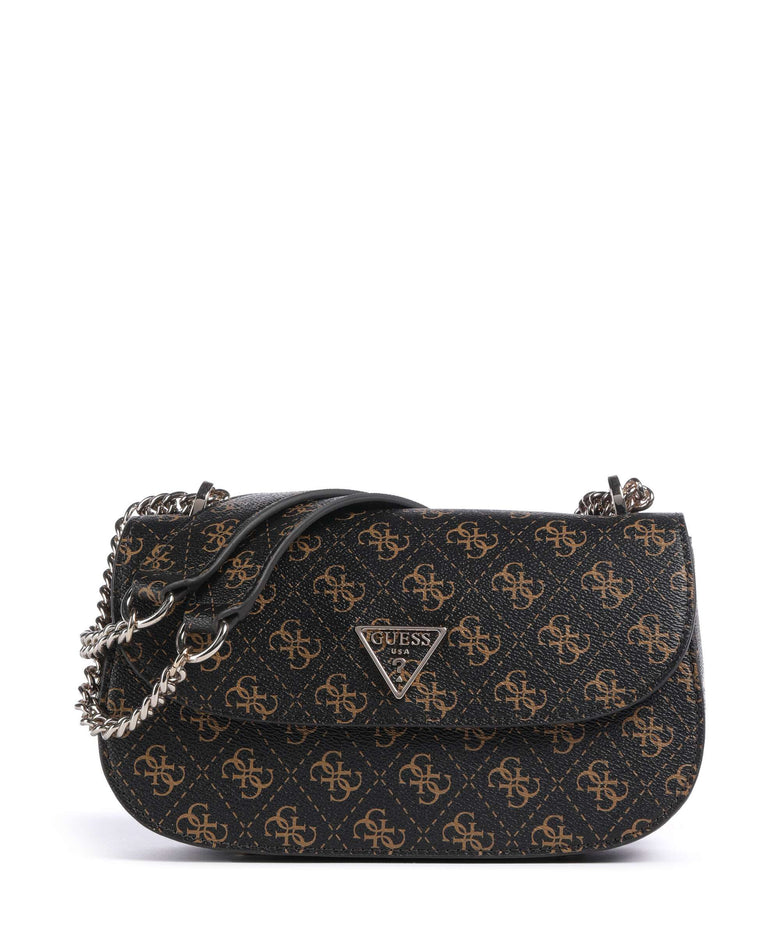 Guess Erica Eco Shoulder bag brown logo