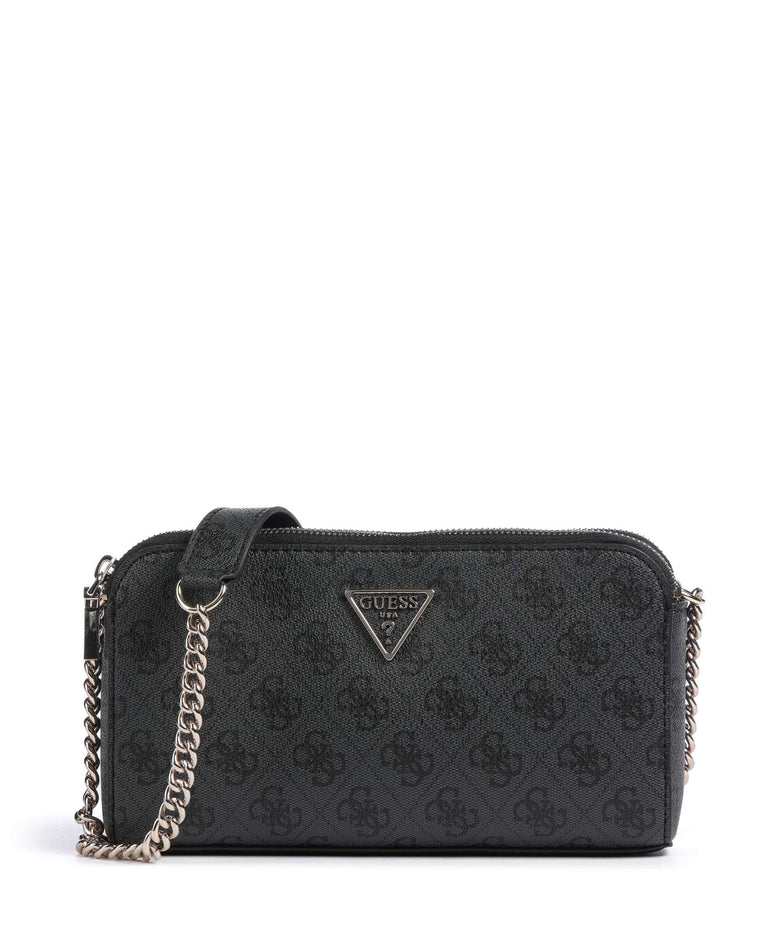 Guess Erica Eco Crossbody bag coal logo