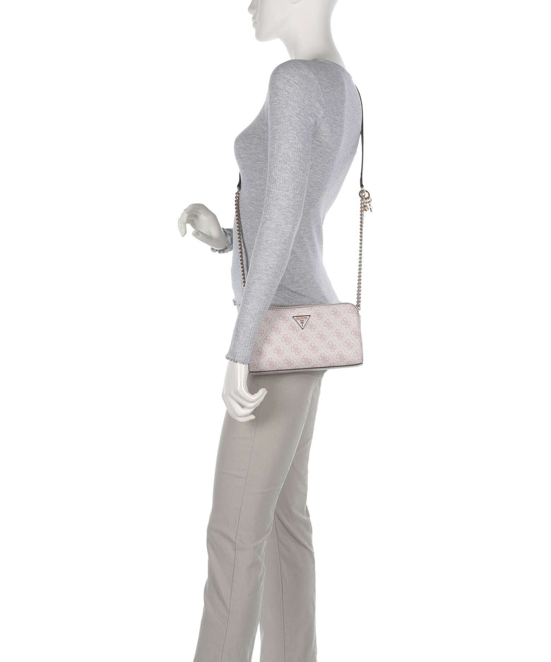 Guess Erica Eco Crossbody bag dusty rose logo